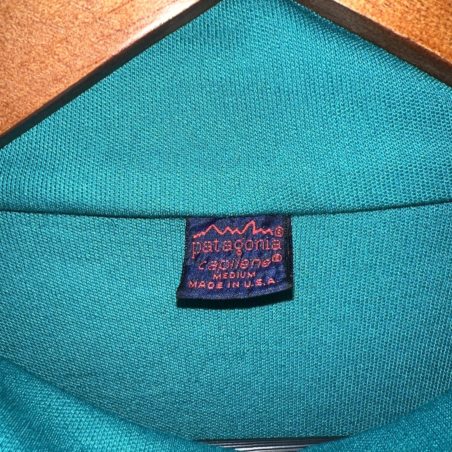 Patagonia VTG Patagonia Capilene Green Half Zip Pull Over Womens Size M USA Size M / US 6-8 / IT 42-44 - 3 Thumbnail