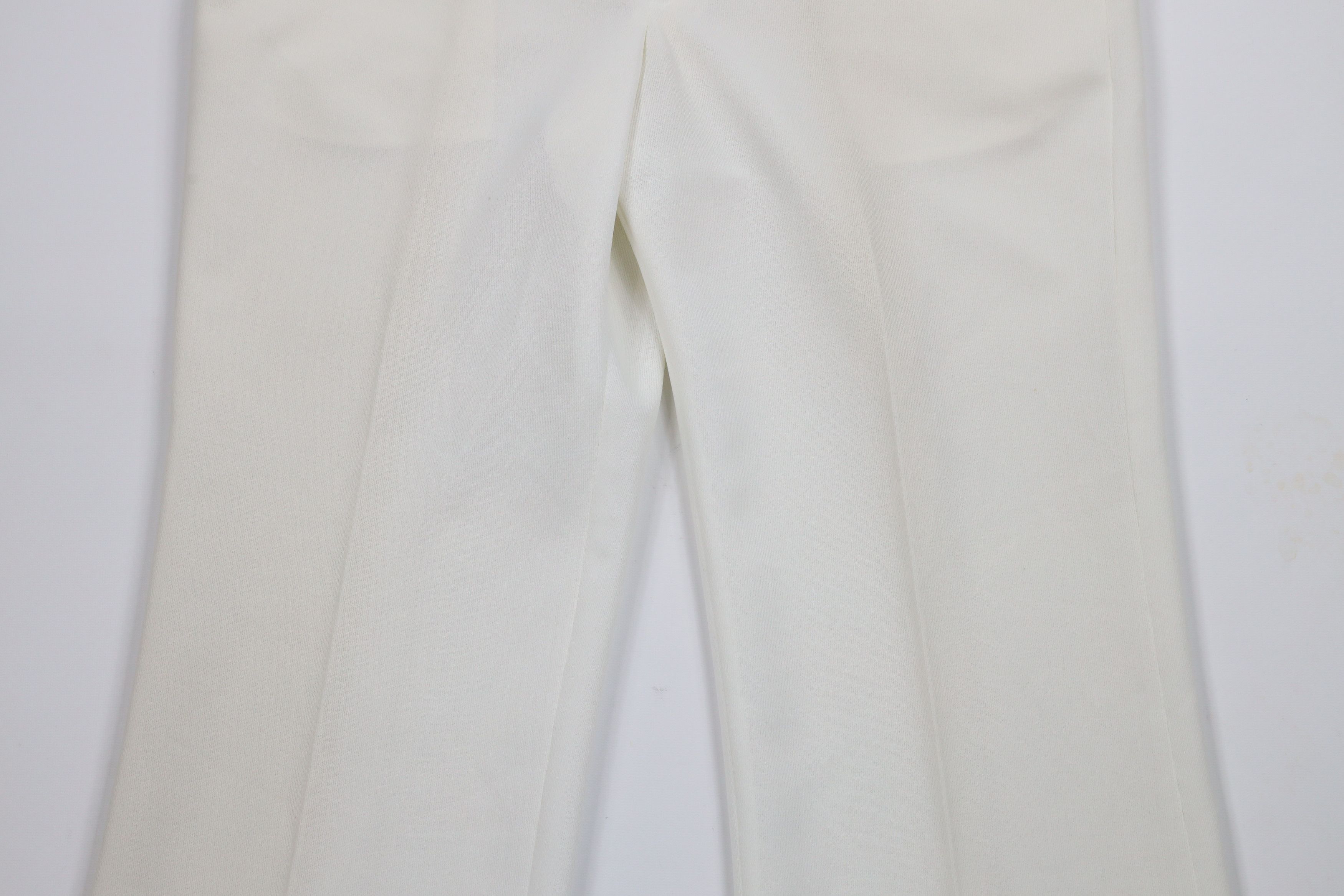 Vintage Vintage 70s Streetwear Knit Bell Bottoms Pants White USA Size US 36 / EU 52 - 3 Thumbnail