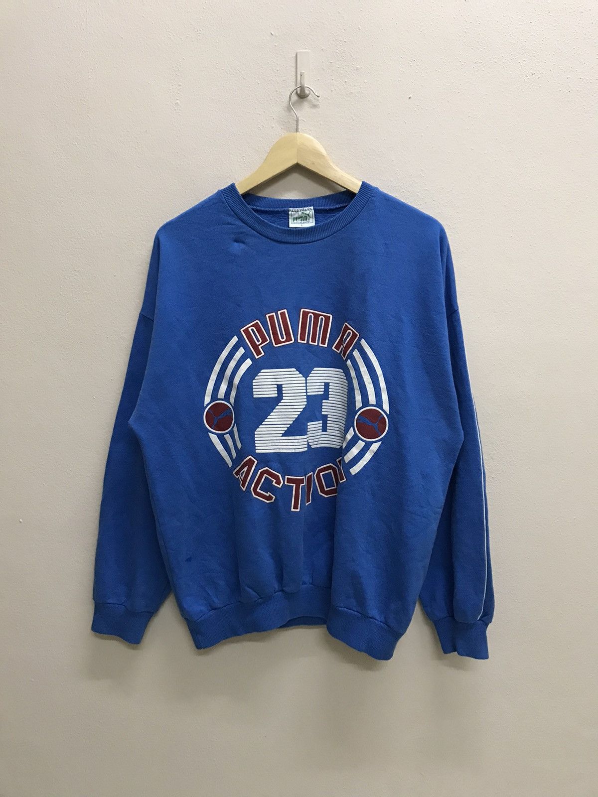 Puma Vintage Puma Made in greece biglogo sweatshirt Size US L / EU 52-54 / 3 - 3 Thumbnail
