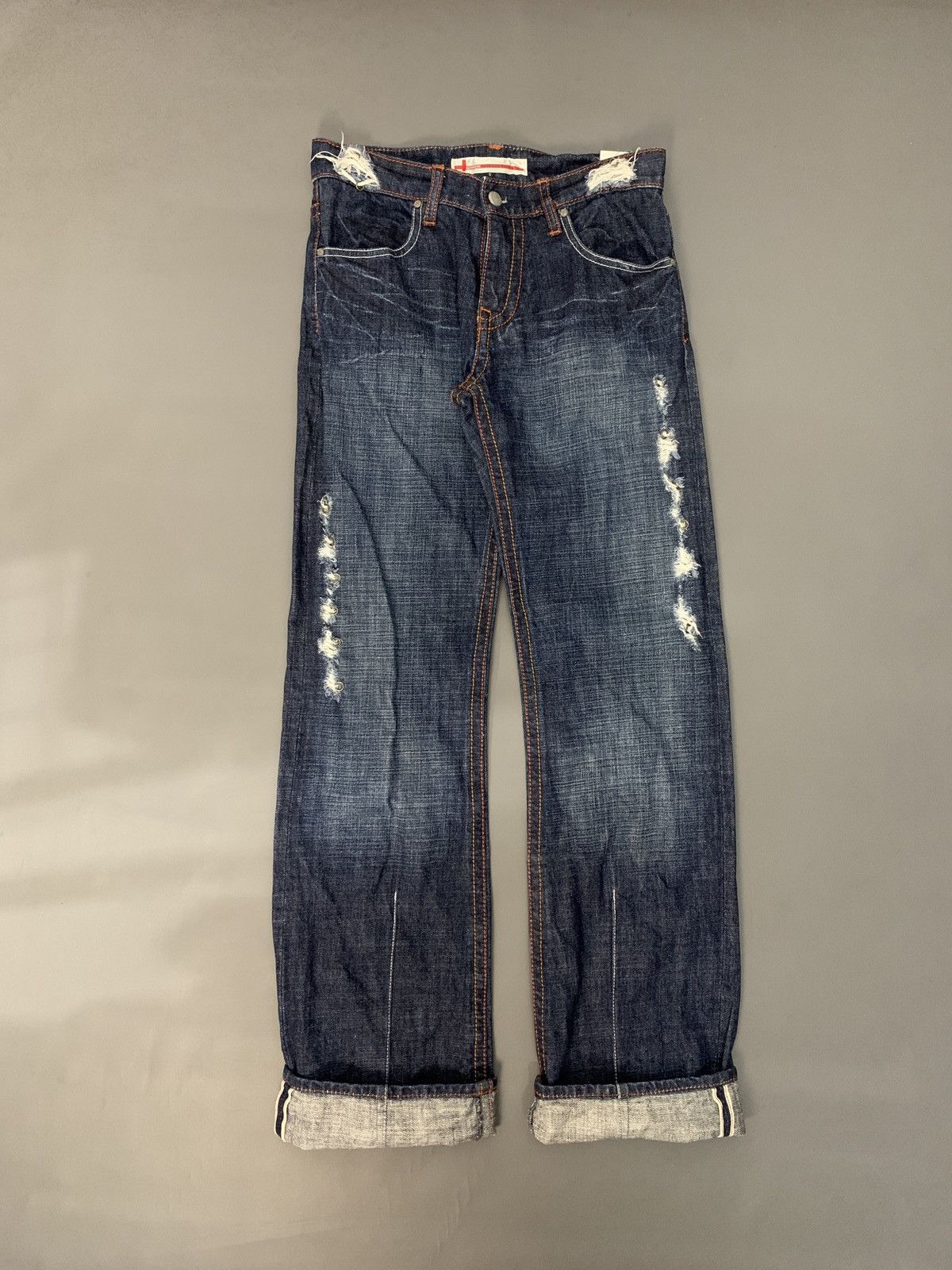 Japanese Brand Genoese Tante Cose Bueno A Tutti Japanese Denim Rare!!! Size US 30 / EU 46 - 5 Thumbnail