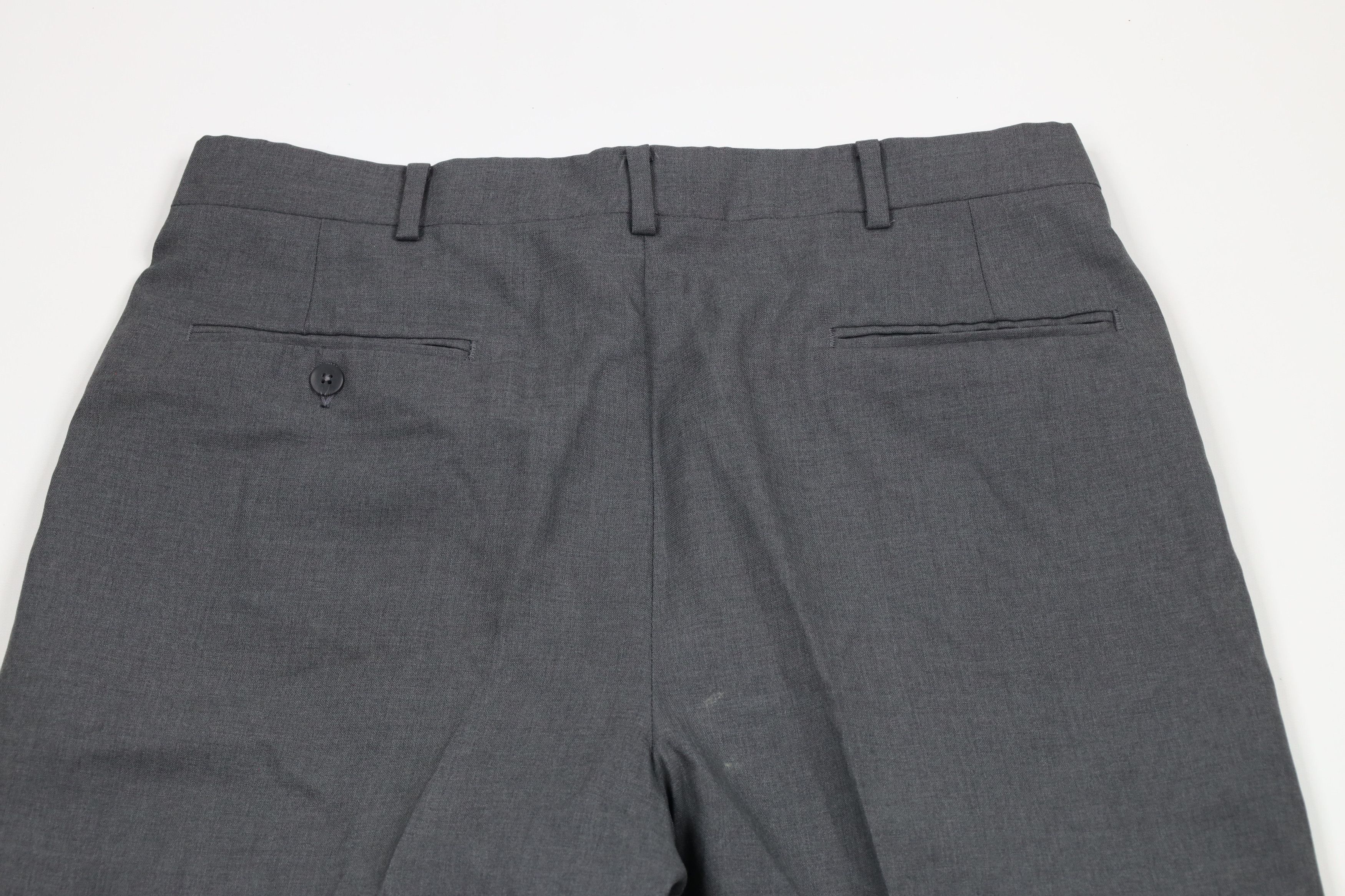 Vintage Vintage 70s Streetwear Cuffed Wide Leg Chino Pants Gray Size US 34 / EU 50 - 11 Thumbnail