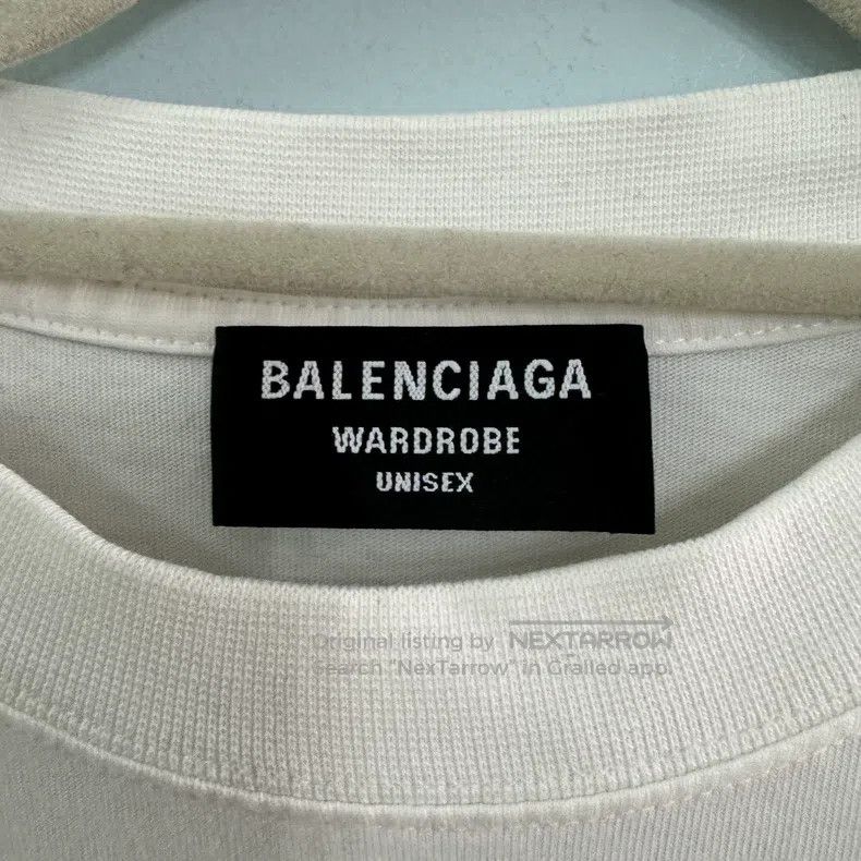 Balenciaga Balenciaga Scissor Wheat Short Sleeve T-Shirt Size US S / EU 44-46 / 1 - 3 Thumbnail