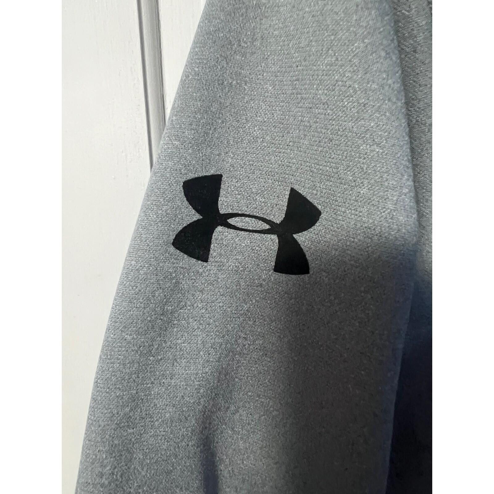 Under Armour Under Armour Hoodie Mens Medium Gray Neon Graphic Logo Size US M / EU 48-50 / 2 - 5 Thumbnail