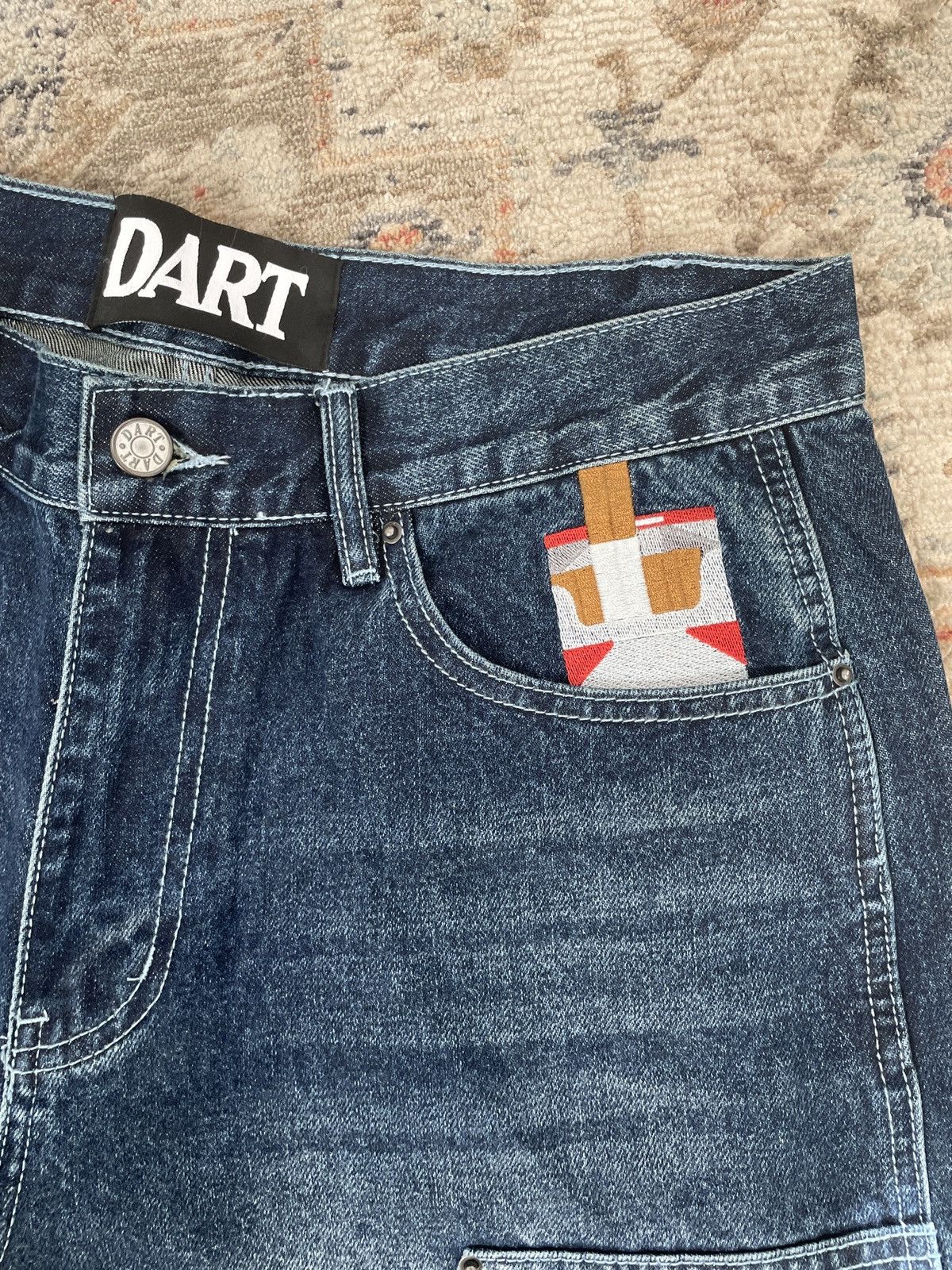 Carhartt CARHARTTesque DOUBLE KNEE DENIM JEANS Size US 36 / EU 52 - 3 Thumbnail