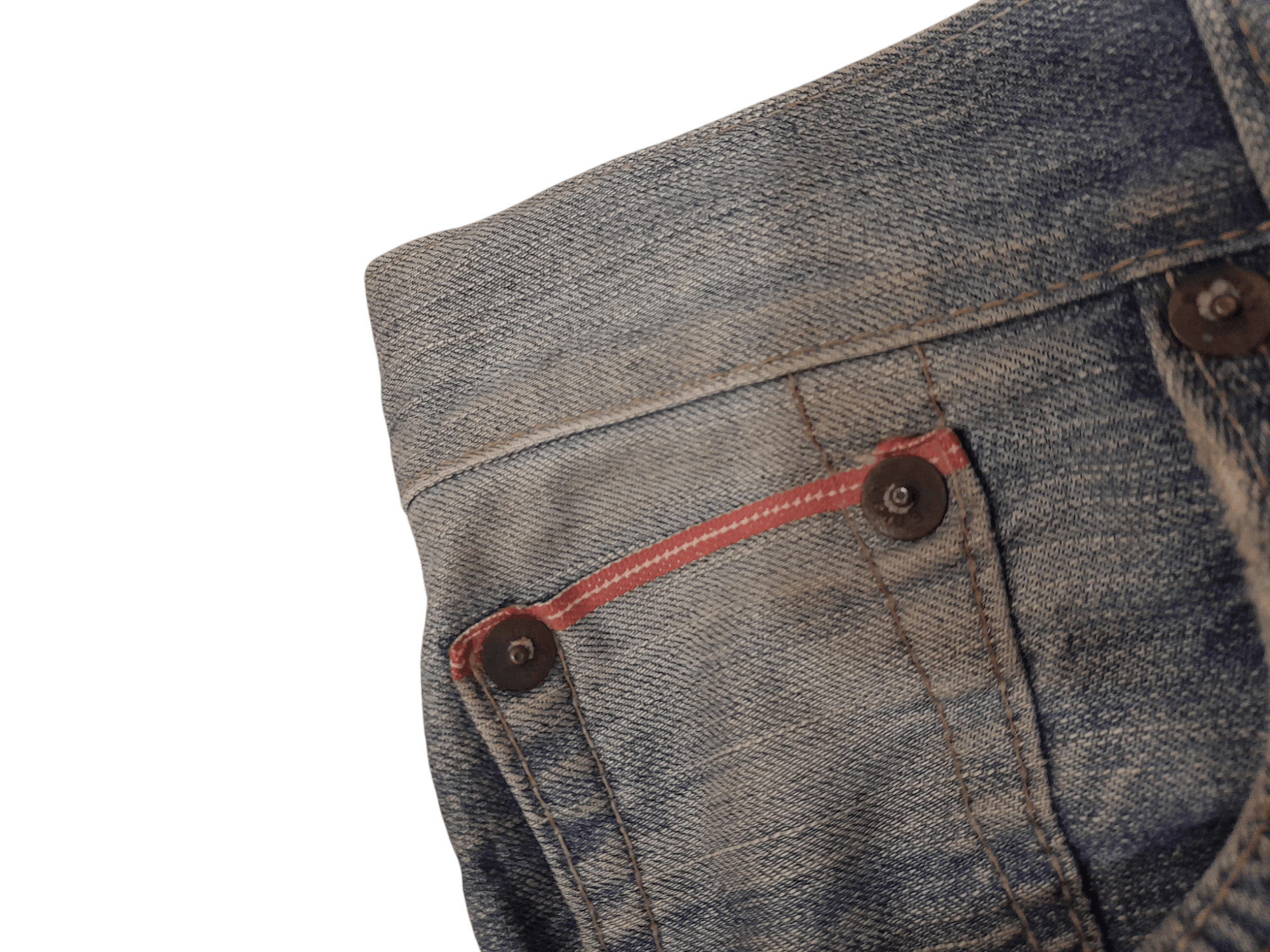 Edwin × Vintage Edwin Japan Wide Cutting Selvedge Denim (F473) Waist 32 Size US 32 / EU 48 - 11 Thumbnail