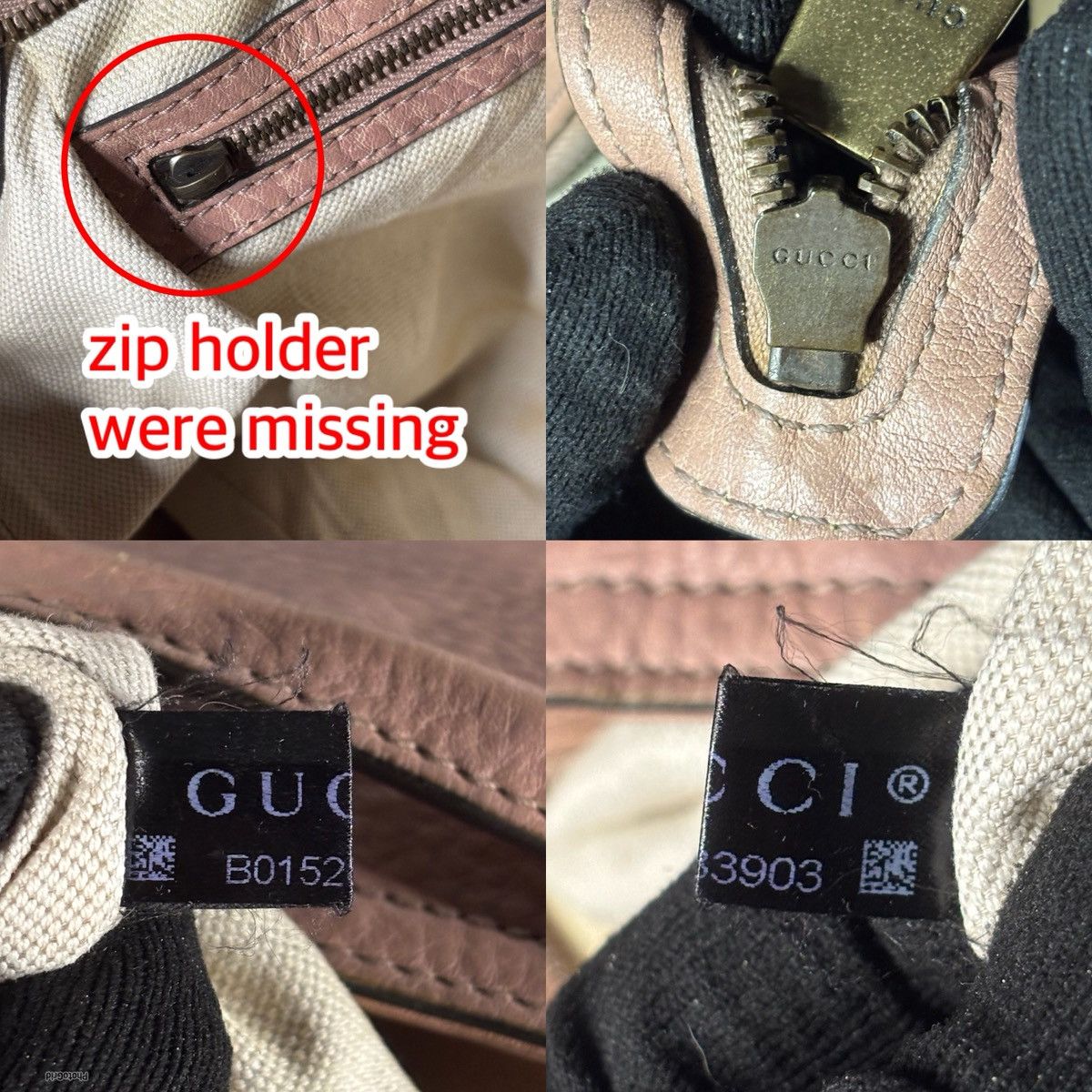 Gucci (very worn) Gucci Japan Exclusive 2 Way Bag sakura Size ONE SIZE - 22 Thumbnail