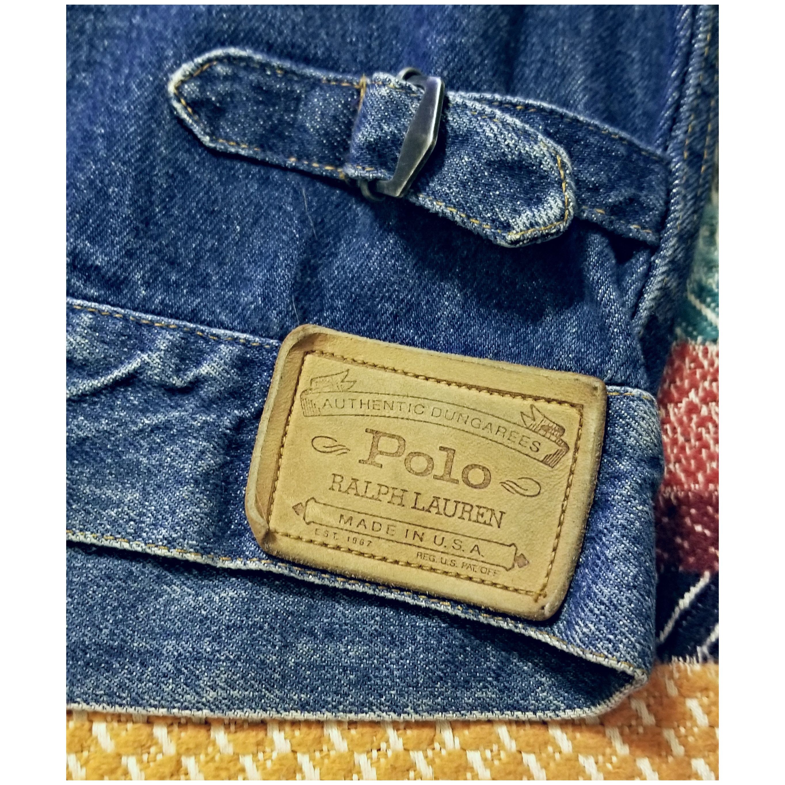 RRL Ralph Lauren VTG 80s POLO RALPH LAUREN DENIM JACKET- WOMEN'S SIZE LARGE Size L / US 10 / IT 46 - 11 Thumbnail