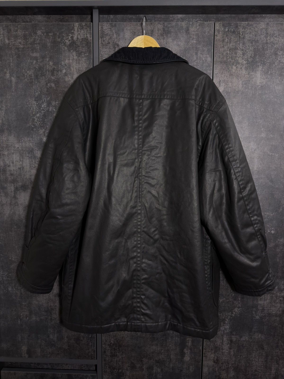 Vintage Sick Vintage Waxed Fireman Jacket Belstaff Yohji Raf Junya Size US XL / EU 56 / 4 - 7 Thumbnail