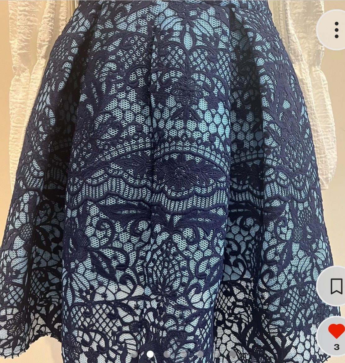 Maje New Lace Tulip Skirt With Pockets Size 26" / US 2 / IT 38 - 7 Thumbnail