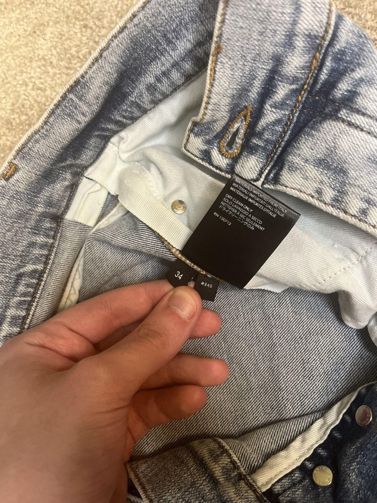 Amiri Amiri Mx1 Iridescent Jeans Size US 34 / EU 50 - 7 Thumbnail