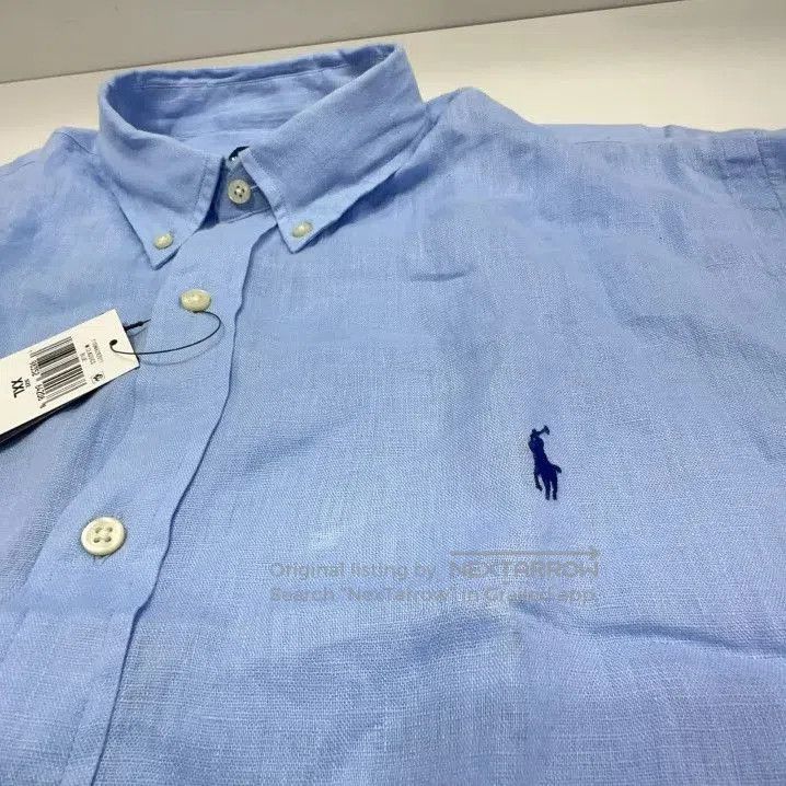 Polo Ralph Lauren Polo Ralph Lauren Men's Blue Logo Button Long. Size US XXL / EU 58 / 5 - 7 Thumbnail