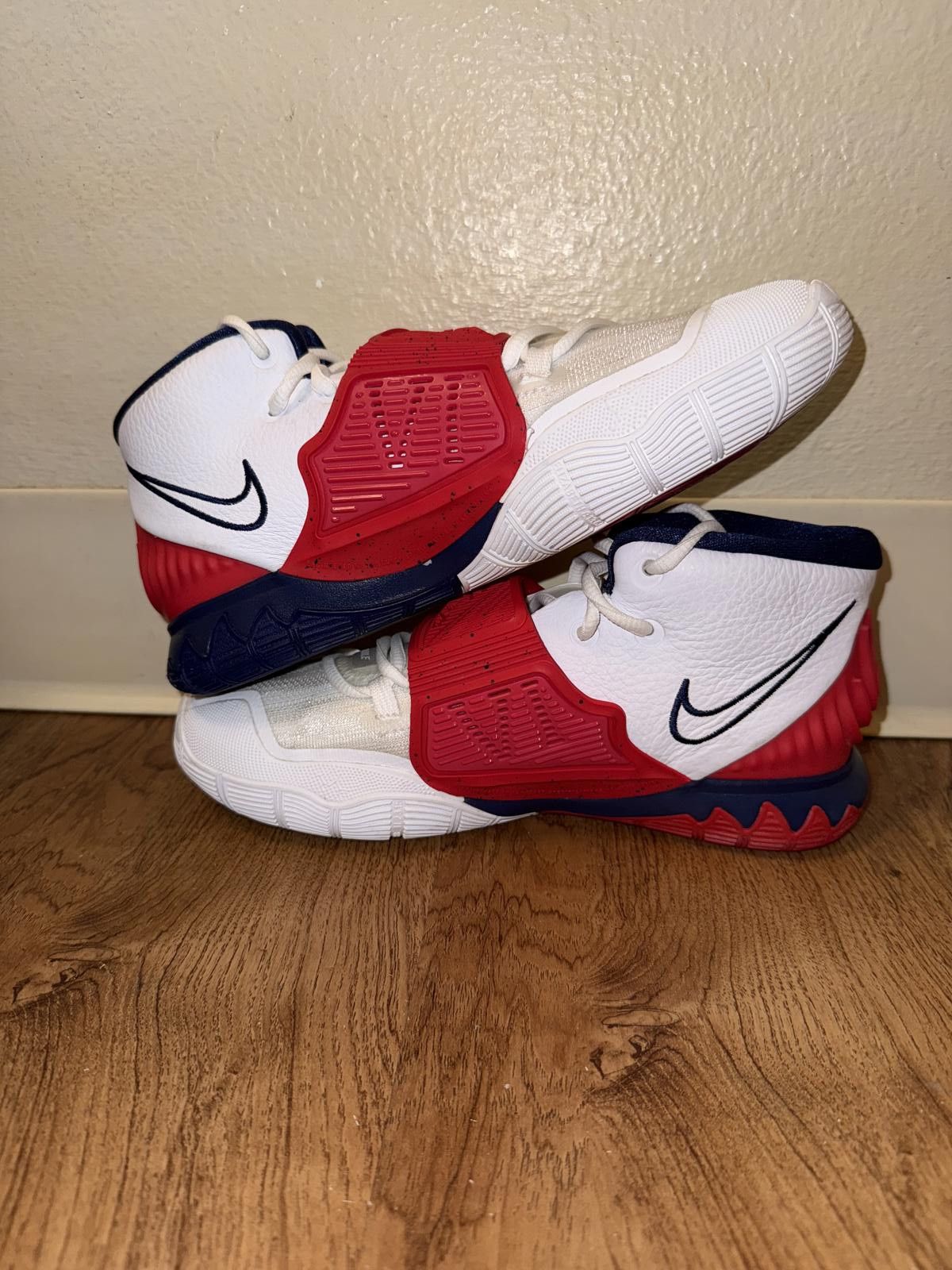 Nike Nike Kyrie 6 USA White (GS) Size US 5.5 / EU 38 - 11 Thumbnail