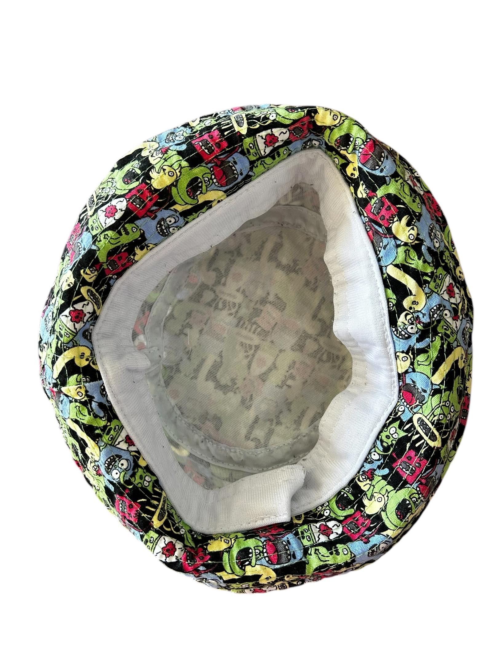 Designer Colorful Cartoon Print Hat Size ONE SIZE - 3 Thumbnail