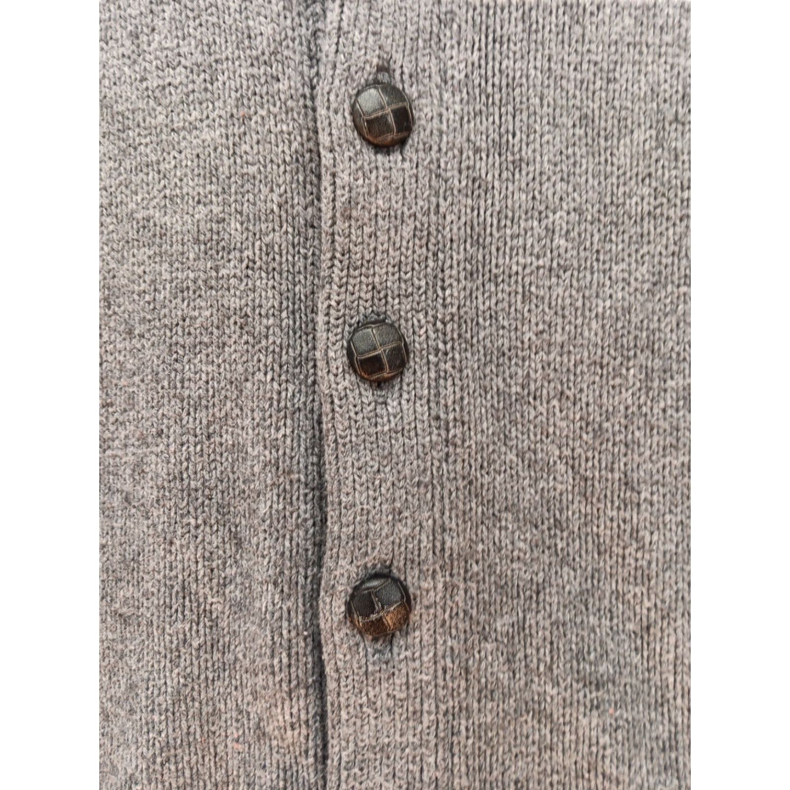 Old Navy Old Navy Fair Isle Grandpa Knit Cardigan Sweater Men L Grey White Size US L / EU 52-54 / 3 - 5 Thumbnail