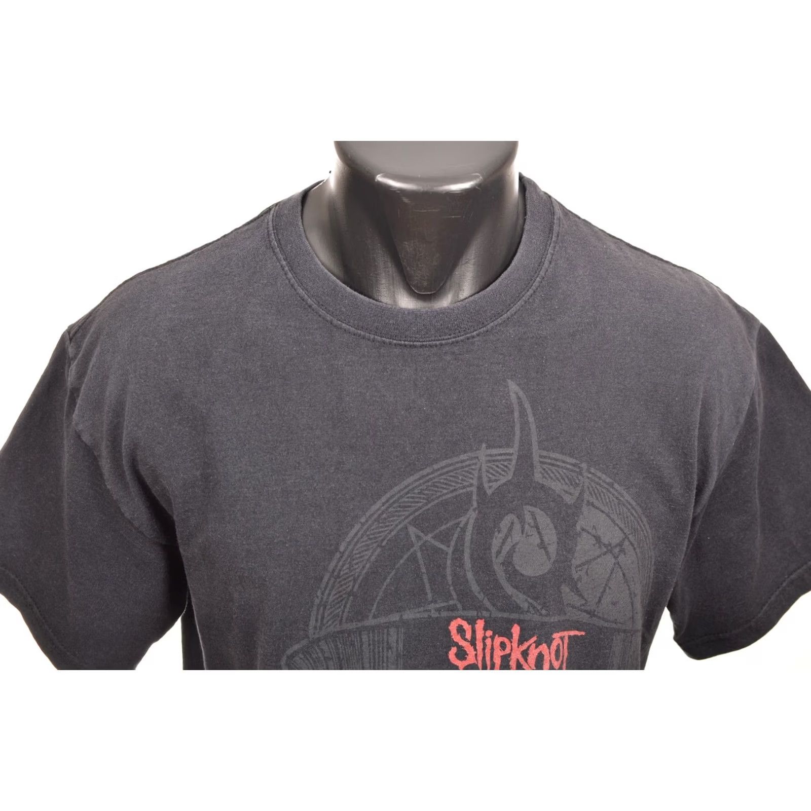 Fruit Of The Loom Fruit of the Loom Slipknot Maggot Vintage Sun Faded T-Shirt Tee Size M Men Black 100% Cotton Short Sleeve shirt Size US M / EU 48-50 / 2 - 2 Thumbnail