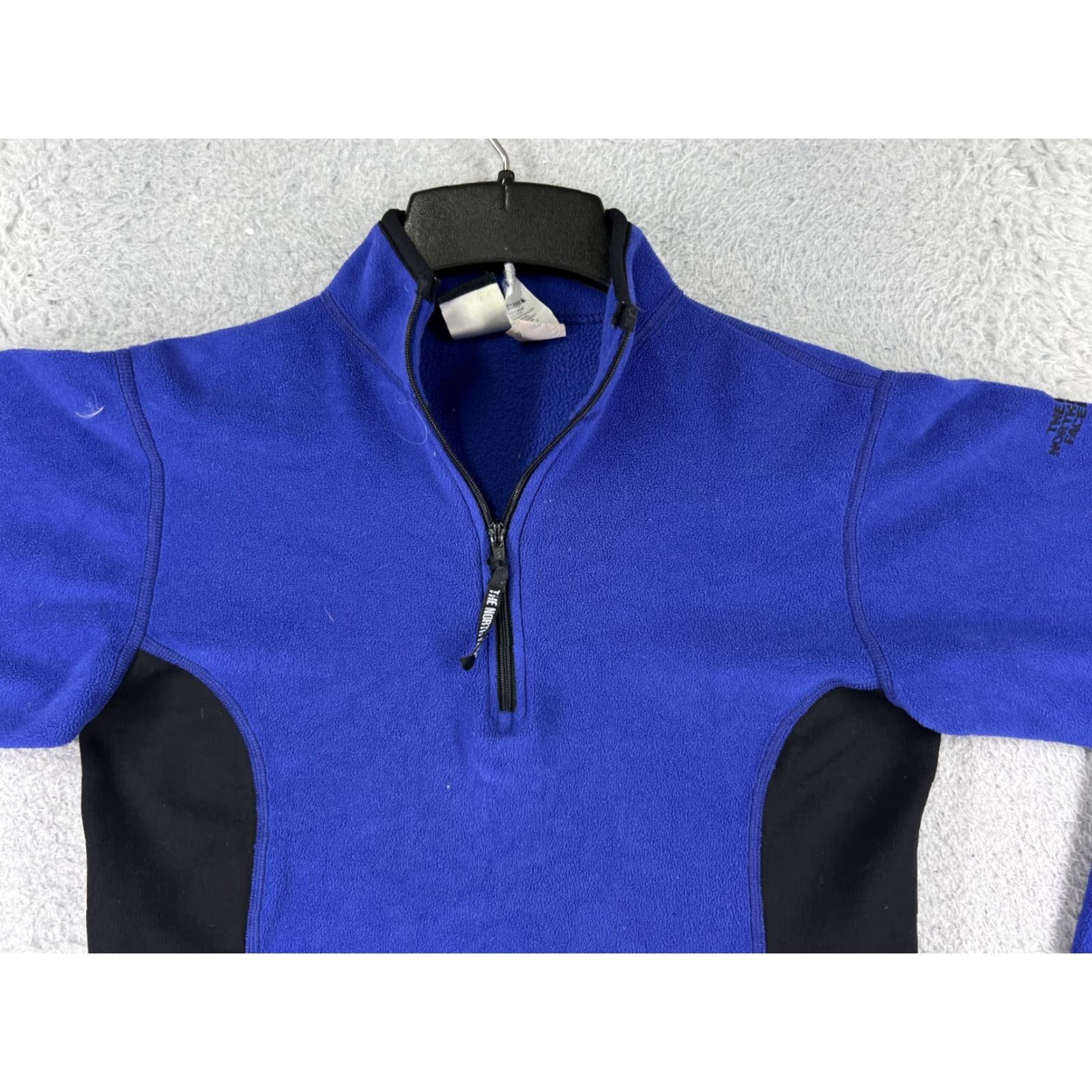 The North Face VINTAGE The North Face Sweater Women M Blue 100% Polyester Fleece Mock Neck Size M / US 6-8 / IT 42-44 - 6 Thumbnail