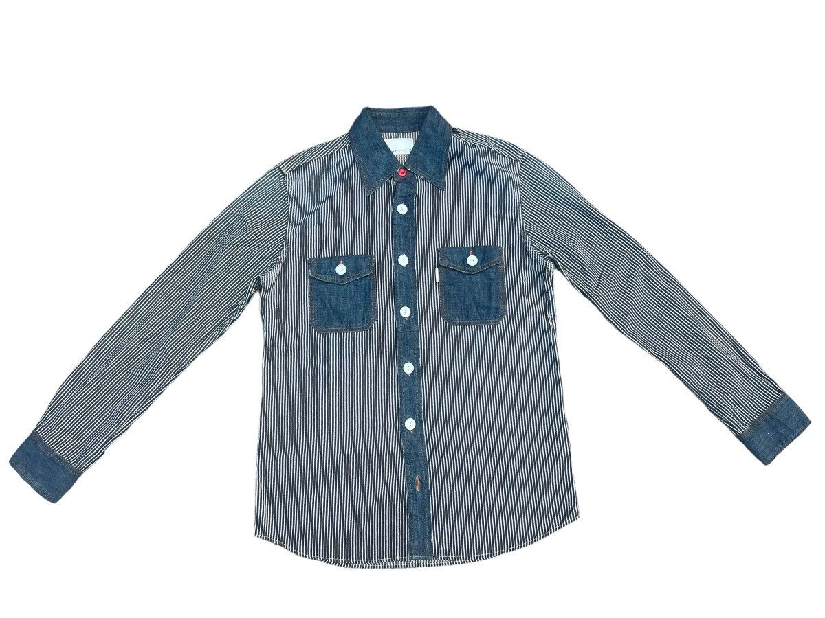 Vintage REproduction Label Japan Reconstructed Old Garments Shirt Size US M / EU 48-50 / 2 - 1 Thumbnail