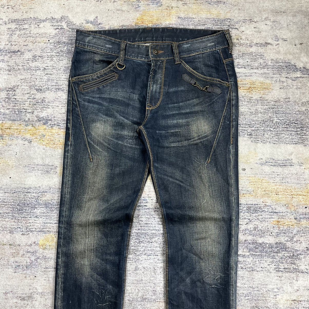 HIDEAWAYS Hideaways nicole mudwash flared denim pants Size US 33 - 3 Thumbnail