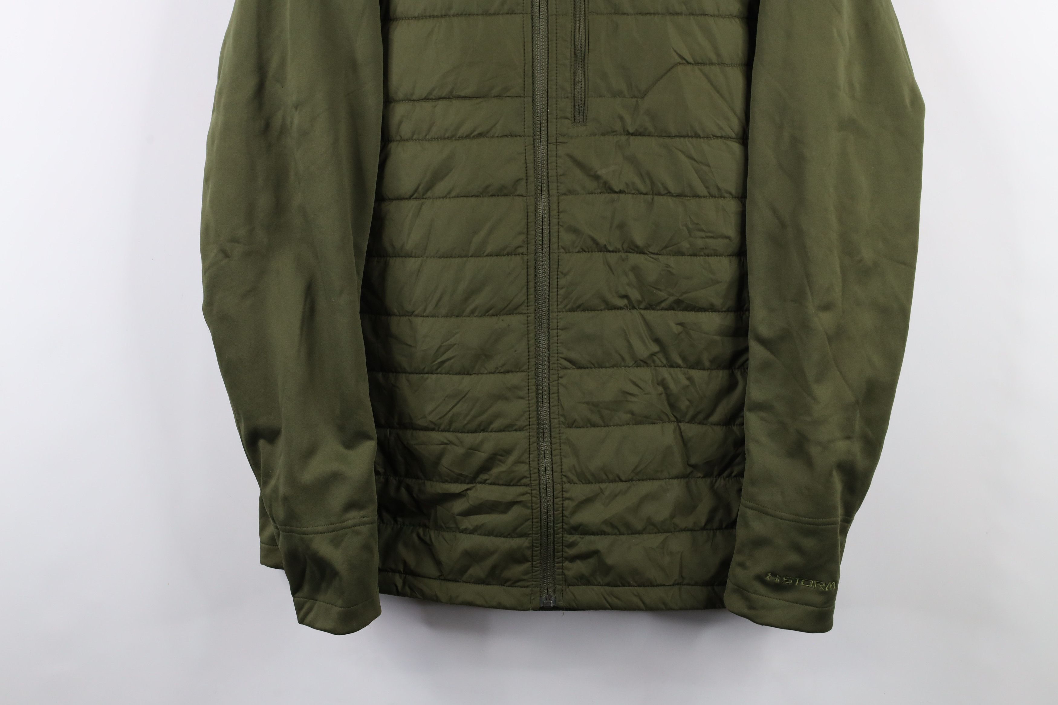 Under Armour × Vintage Under Armour Insulated Hooded Full Zip Puffer Jacket Size US L / EU 52-54 / 3 - 3 Thumbnail