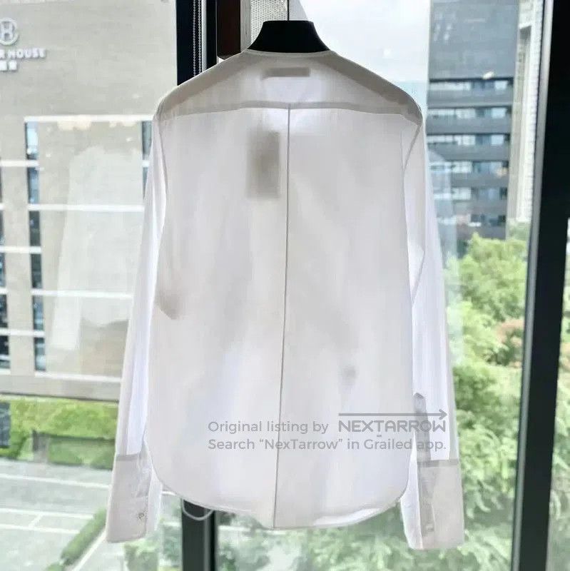 Dior Dior White Cotton Women's Shirt . Size XXS / US 00 / IT 34 - 2 Thumbnail