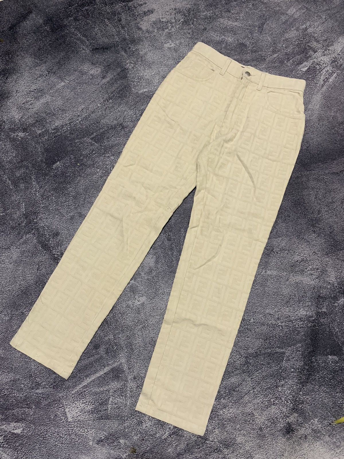Fendi Fendi monogram FF vintage zucca pants jeans Size 28" / US 6 / IT 42 - 2 Thumbnail