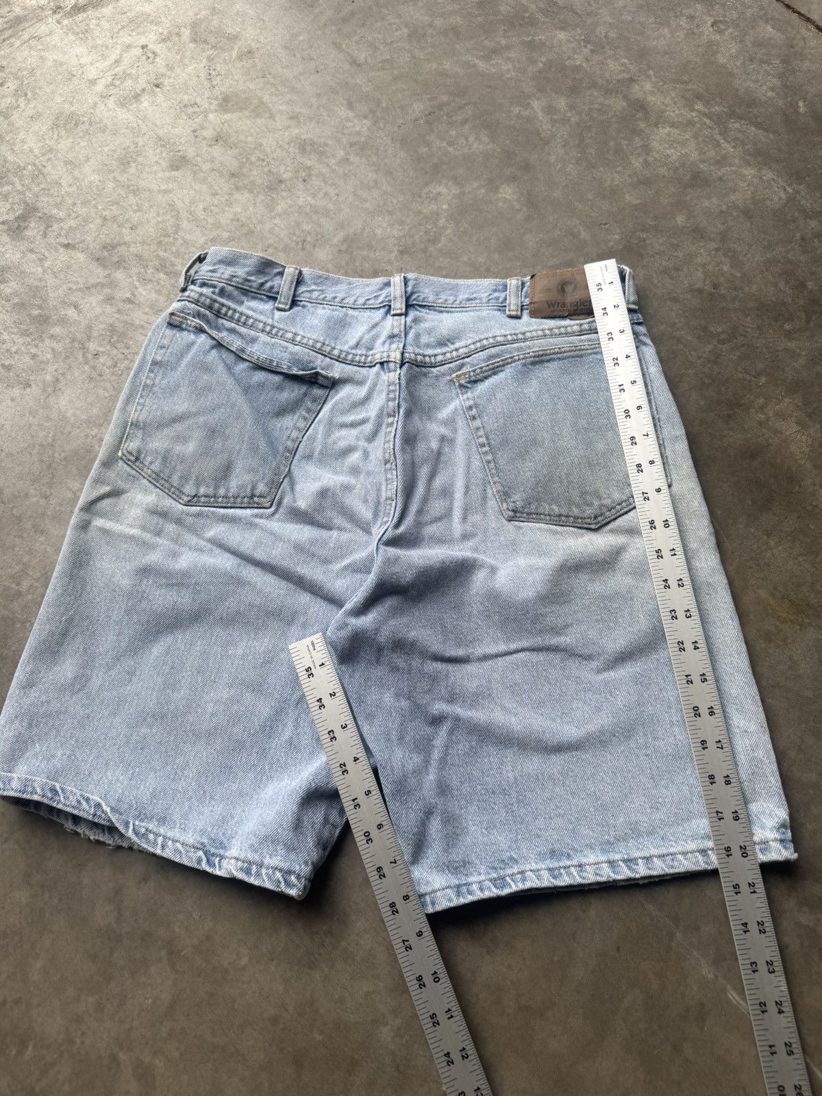 Vintage × Wrangler Vintage 90’s/00’s Wrangler Jorts Y2K Skater Size US 32 / EU 48 - 5 Thumbnail