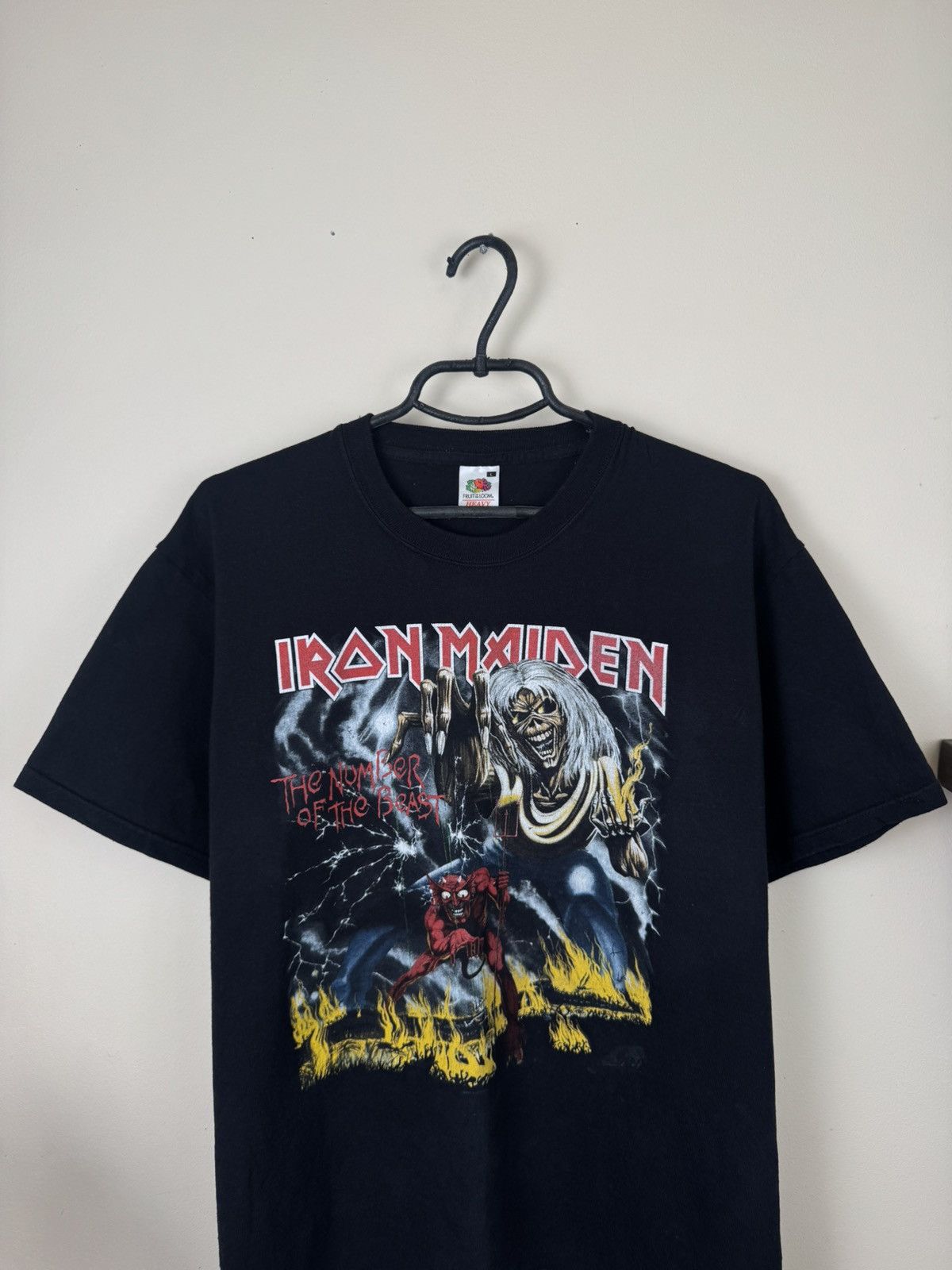 Iron Maiden Vintage Iron Maiden T shirt 2010 The Number of the beast L Size US L / EU 52-54 / 3 - 6 Thumbnail