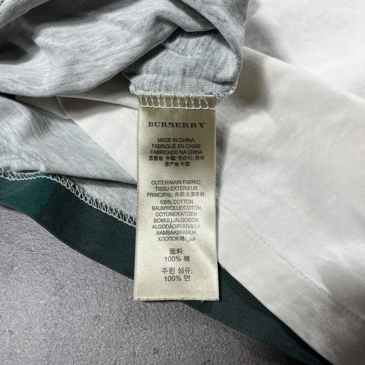 Burberry Burberry 00s Vintage Nova Check Fullprint Tee Tshirt Size US XL / EU 56 / 4 - 16 Thumbnail