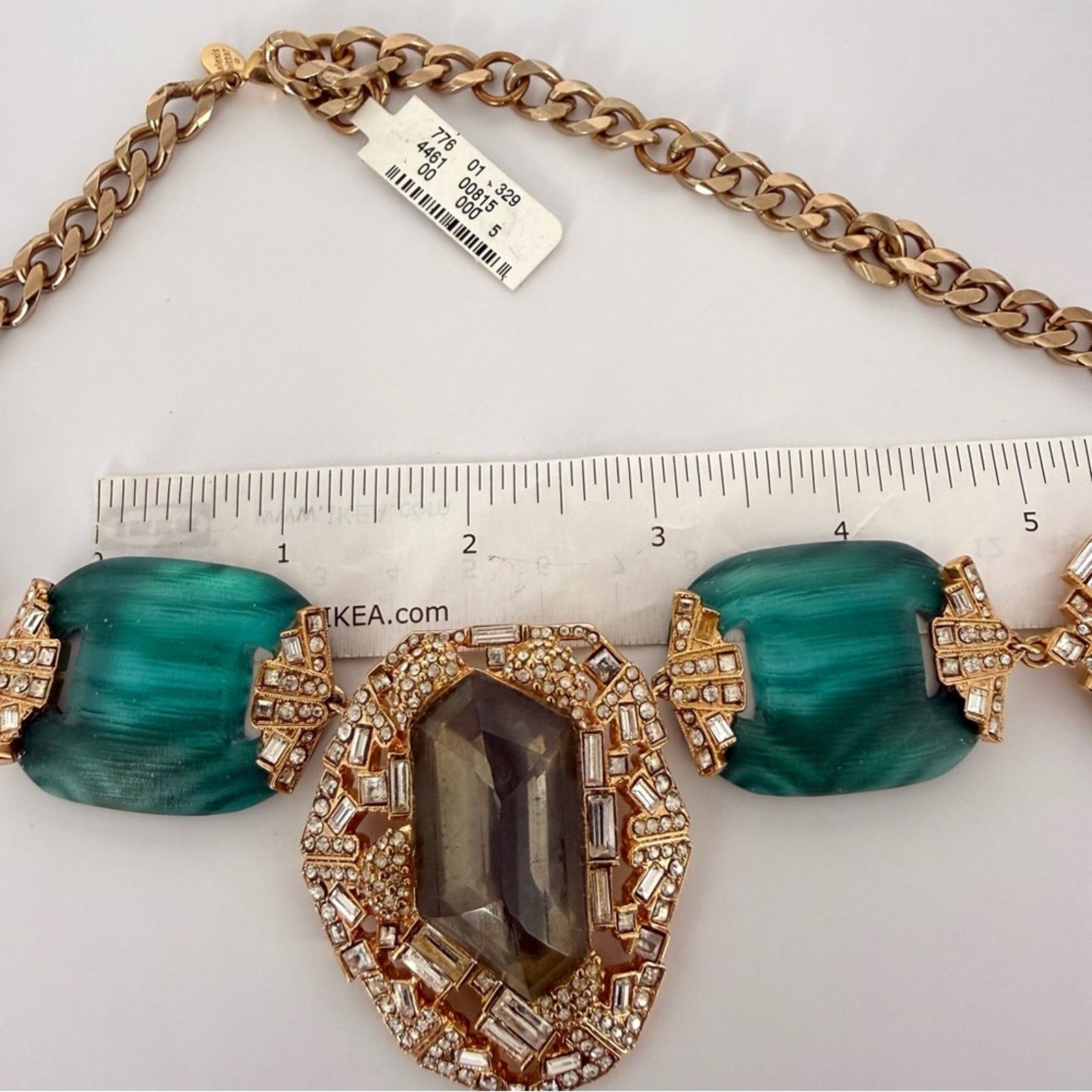 Alexis Bittar NWT!!! Alexis Bittar Lucite&Crystal bib collar necklace 625$ Size ONE SIZE - 9 Thumbnail