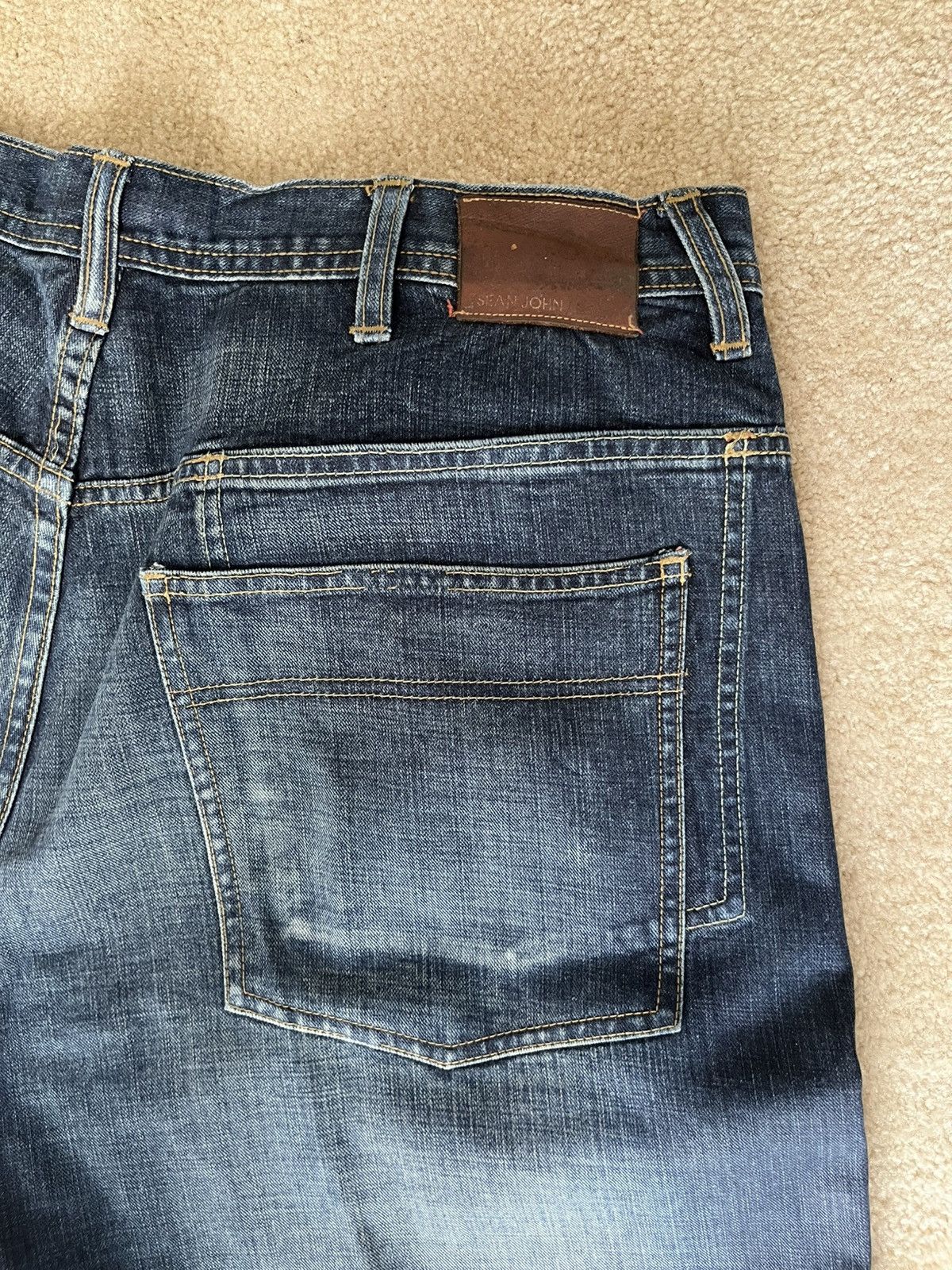 Sean John × Vintage Vintage Y2K Sean John denim jeans Size US 38 / EU 54 - 4 Thumbnail