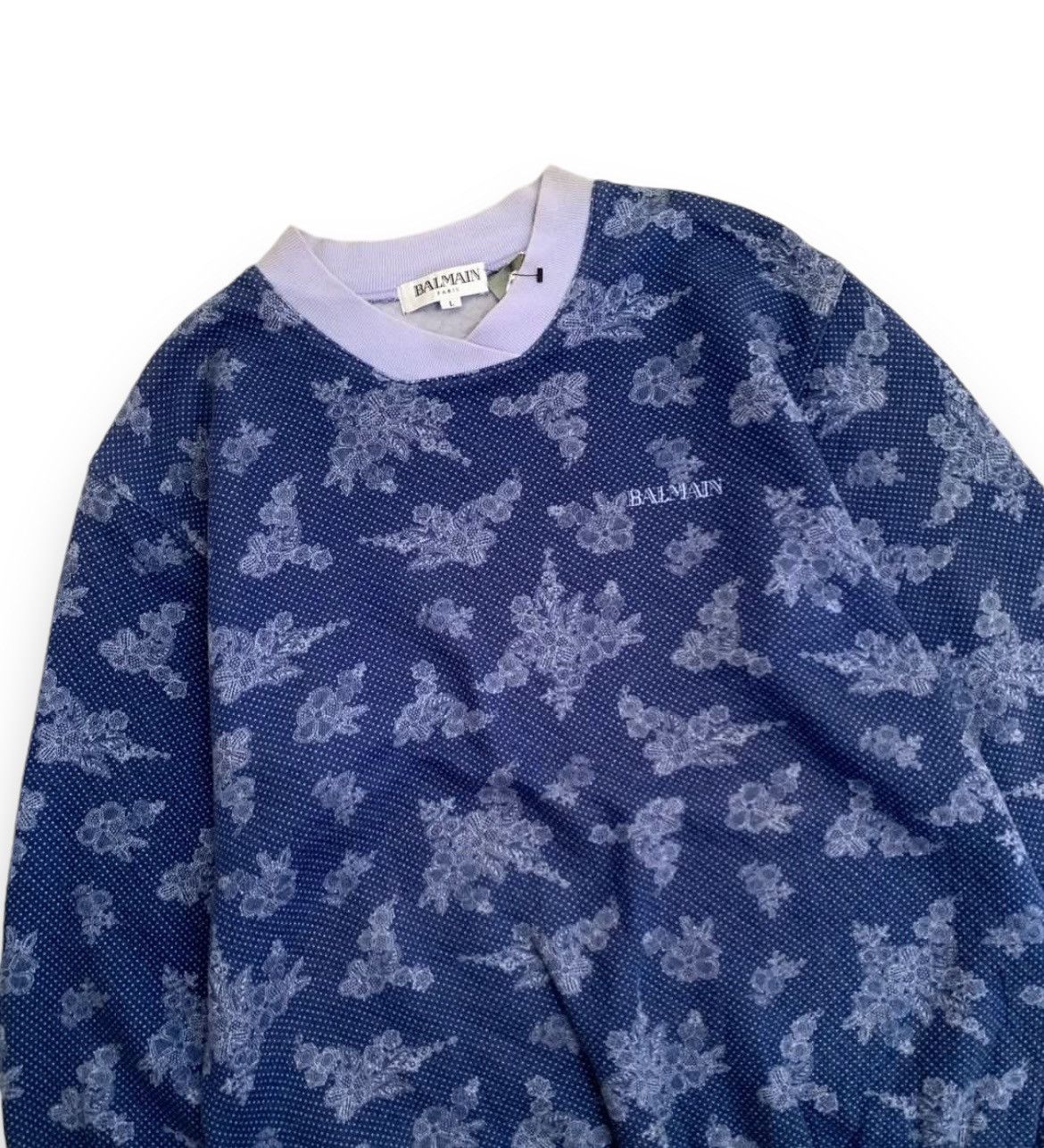 Balmain × Pierre Balmain × Vintage Balmain Paris Sweatshirt Size US L / EU 52-54 / 3 - 1 Thumbnail