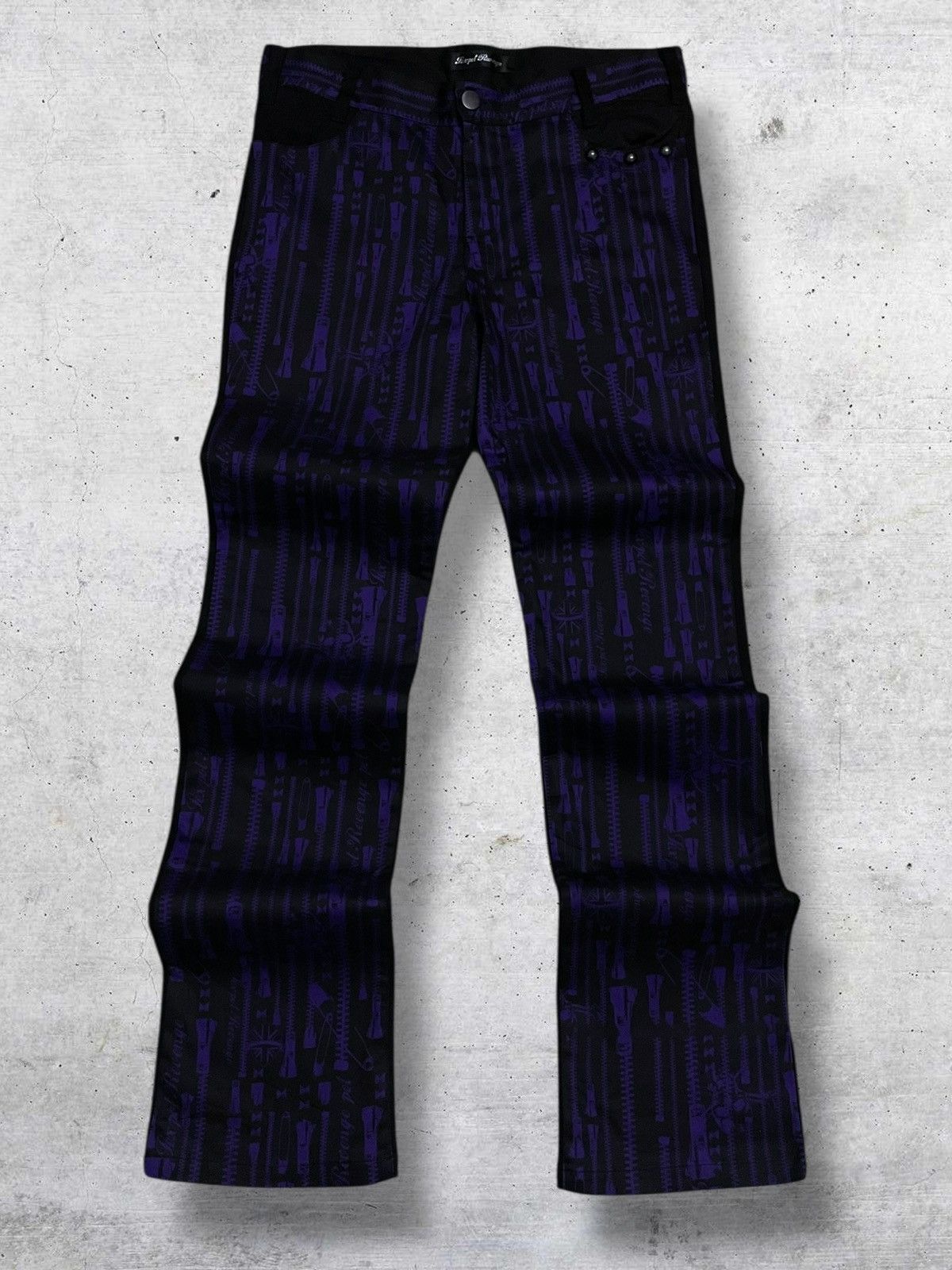 Hysteric Glamour SEX PORT 1990S OG JAPAN BRAND PUNK REVENGE SAFETY PIN PANT Size US 30 / EU 46 - 1 Thumbnail
