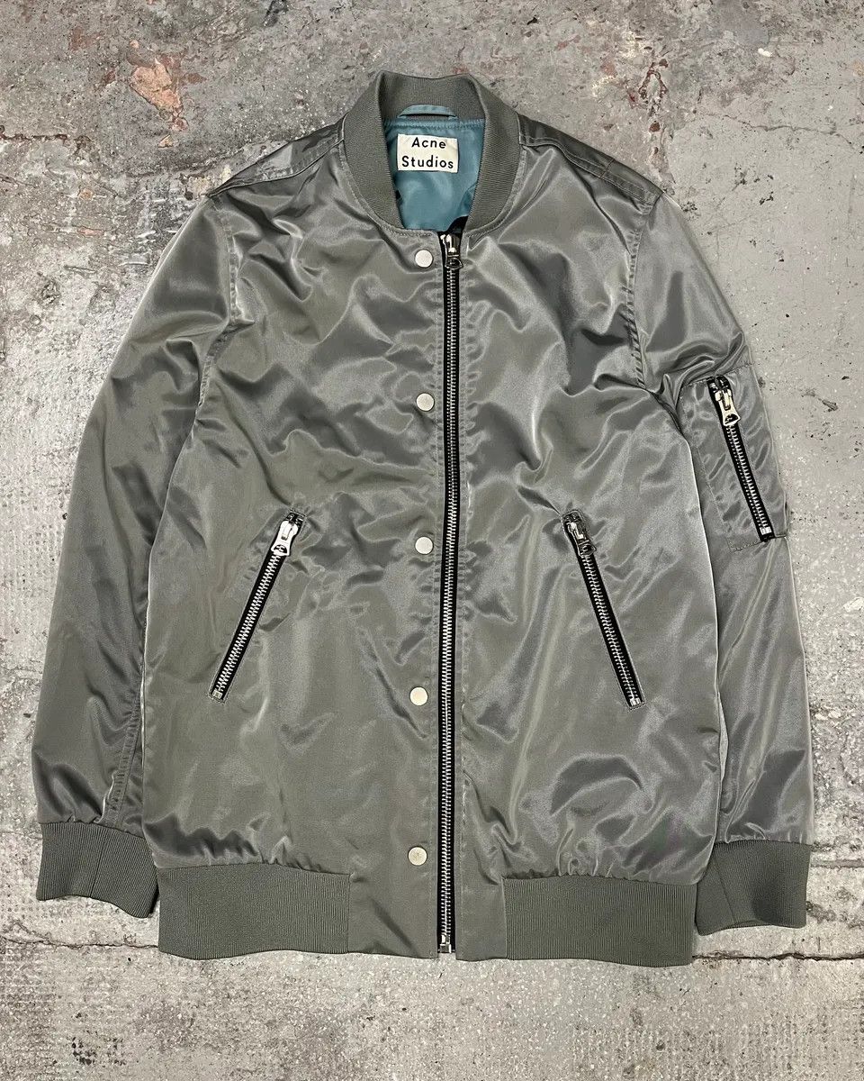Acne Studios × Designer Acne Studios Mylon Matt Paw17 Bomber