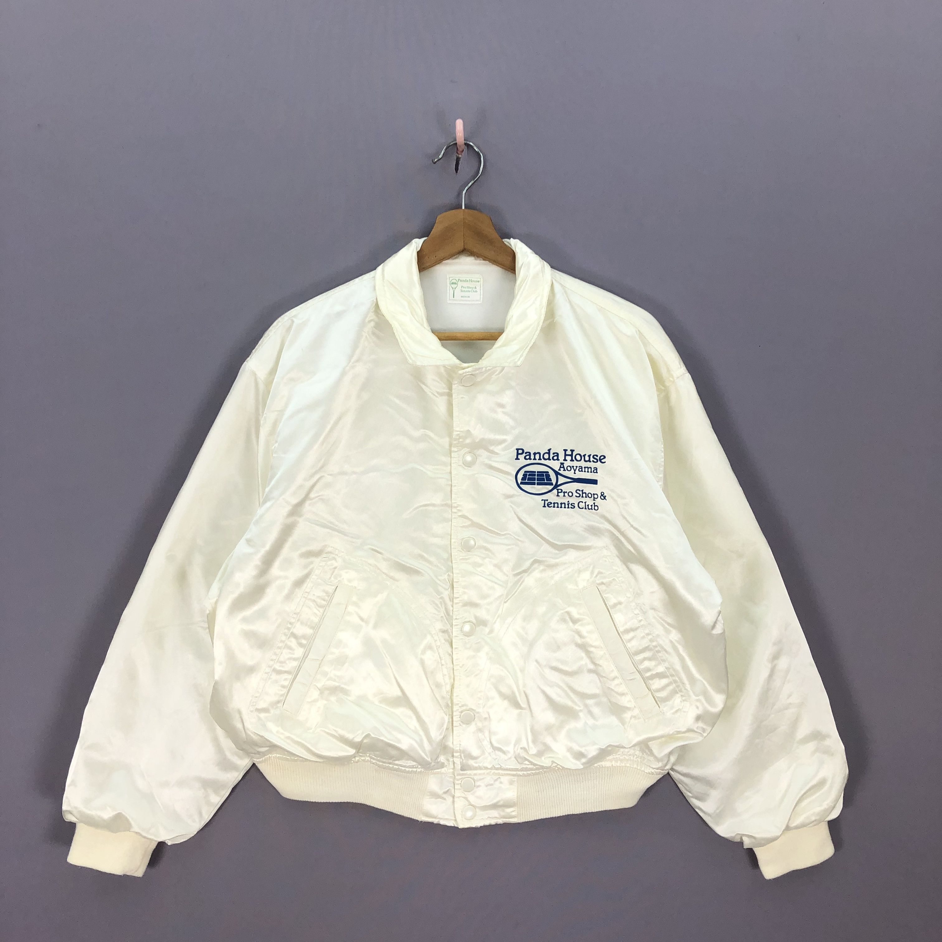 Japanese Brand Vintage Panda House Aoyama Tennis Club Windbreaker Jacket Size US M / EU 48-50 / 2 - 2 Thumbnail