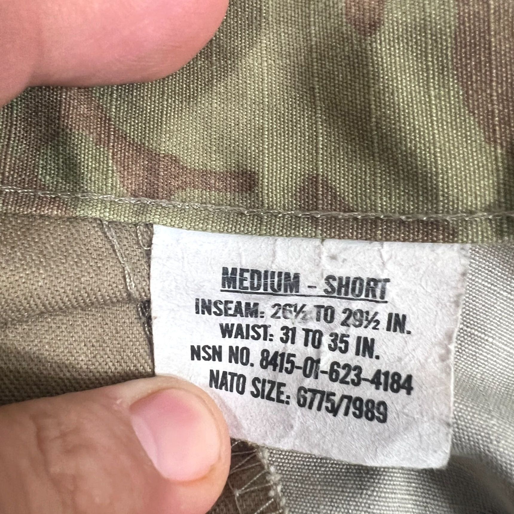 Vintage VINTAGE Bluewater Defense US Army Cargo Pants Medium Multicam Tactical Mens Size US 31 - 6 Thumbnail