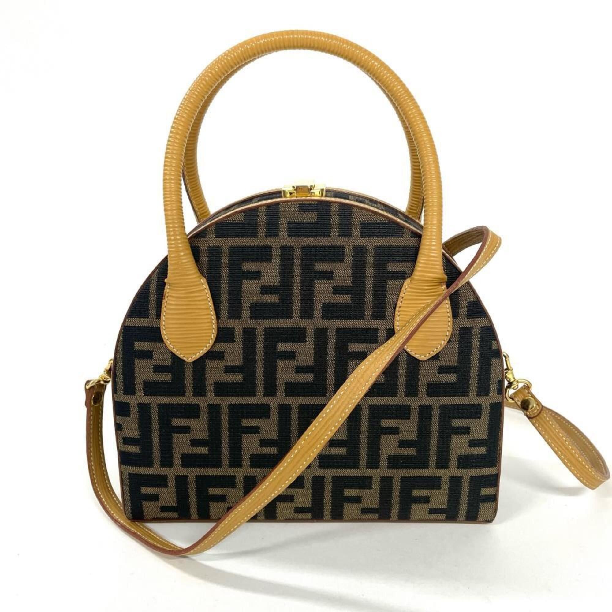 Fendi Fendi Zucca 2-way Canvas Handbag Size ONE SIZE - 1 Thumbnail
