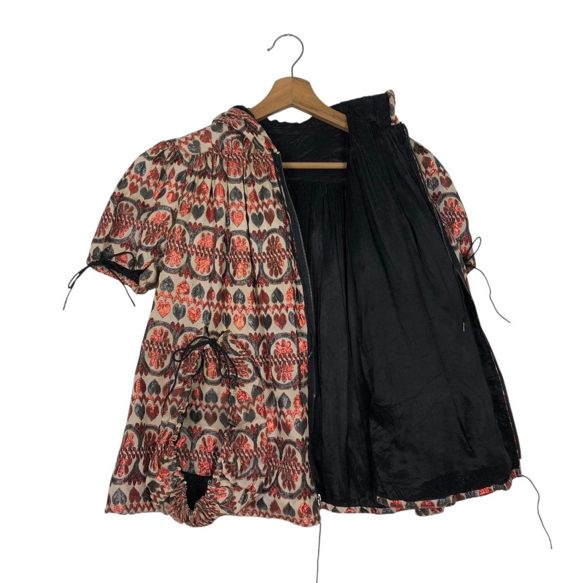 Anna Sui 🔥QUILTED TWEED JACKET DESIGN HOODIE ANNA SUI Size M / US 6-8 / IT 42-44 - 17 Thumbnail