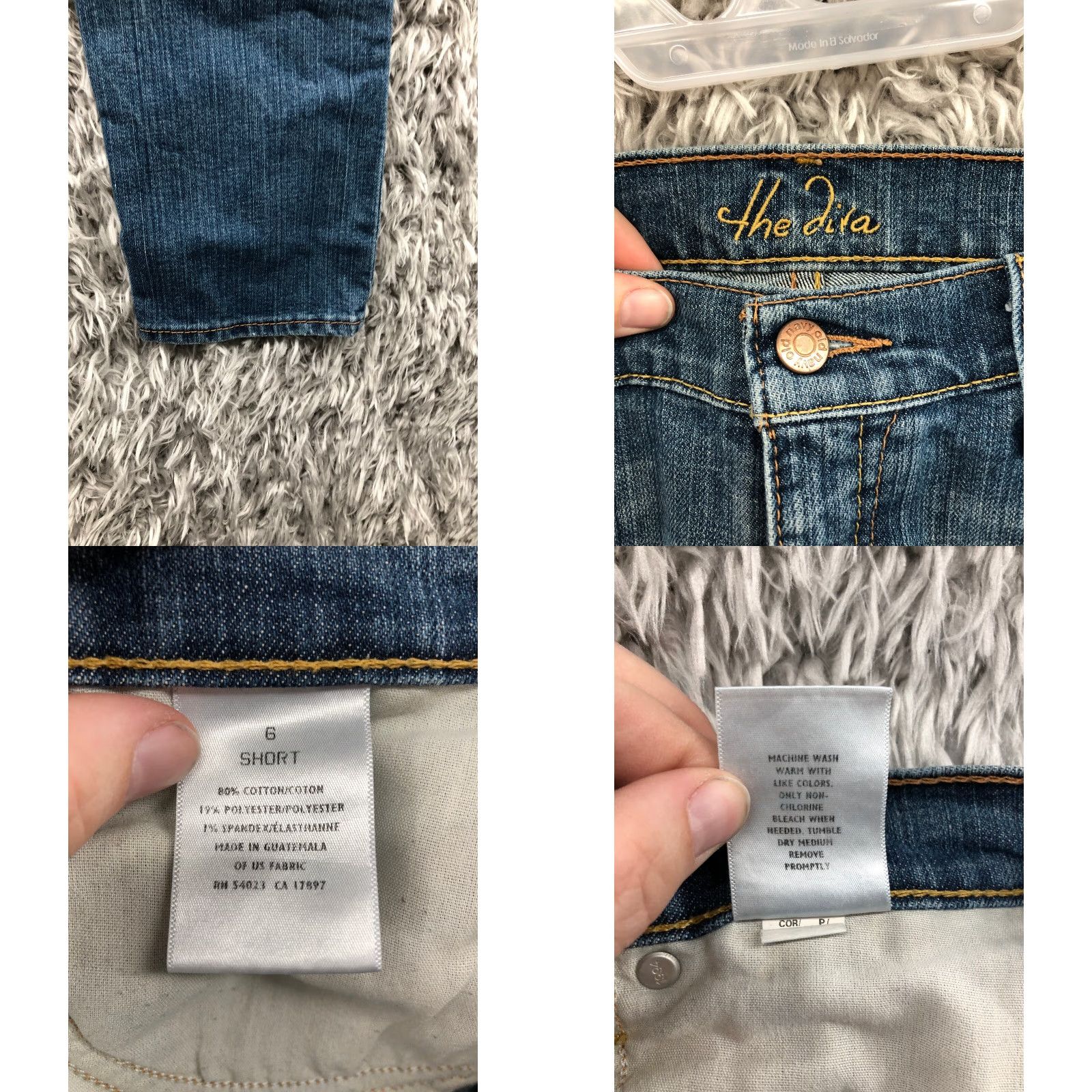 Old Navy Old Navy The Diva Bootcut Jeans Women’s Regular Size 6 Short Blue Denim 29in Inseam Mid Rise Size 28" / US 6 / IT 42 - 8 Thumbnail
