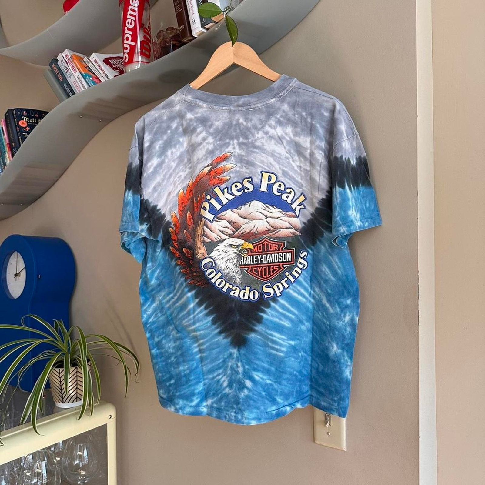 Harley Davidson × Vintage Vintage 1997 Harley Davidson Tie-Dye Shirt Size US L / EU 52-54 / 3 - 5 Thumbnail