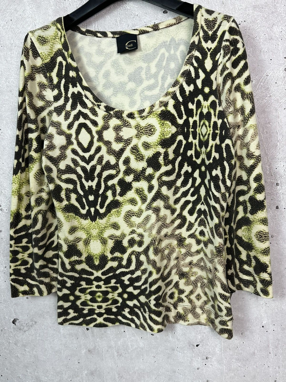 Just Cavalli Just Cavalli Vintage Printed Cotton Long Sleeve Jumper Size S / US 4 / IT 40 - 3 Thumbnail