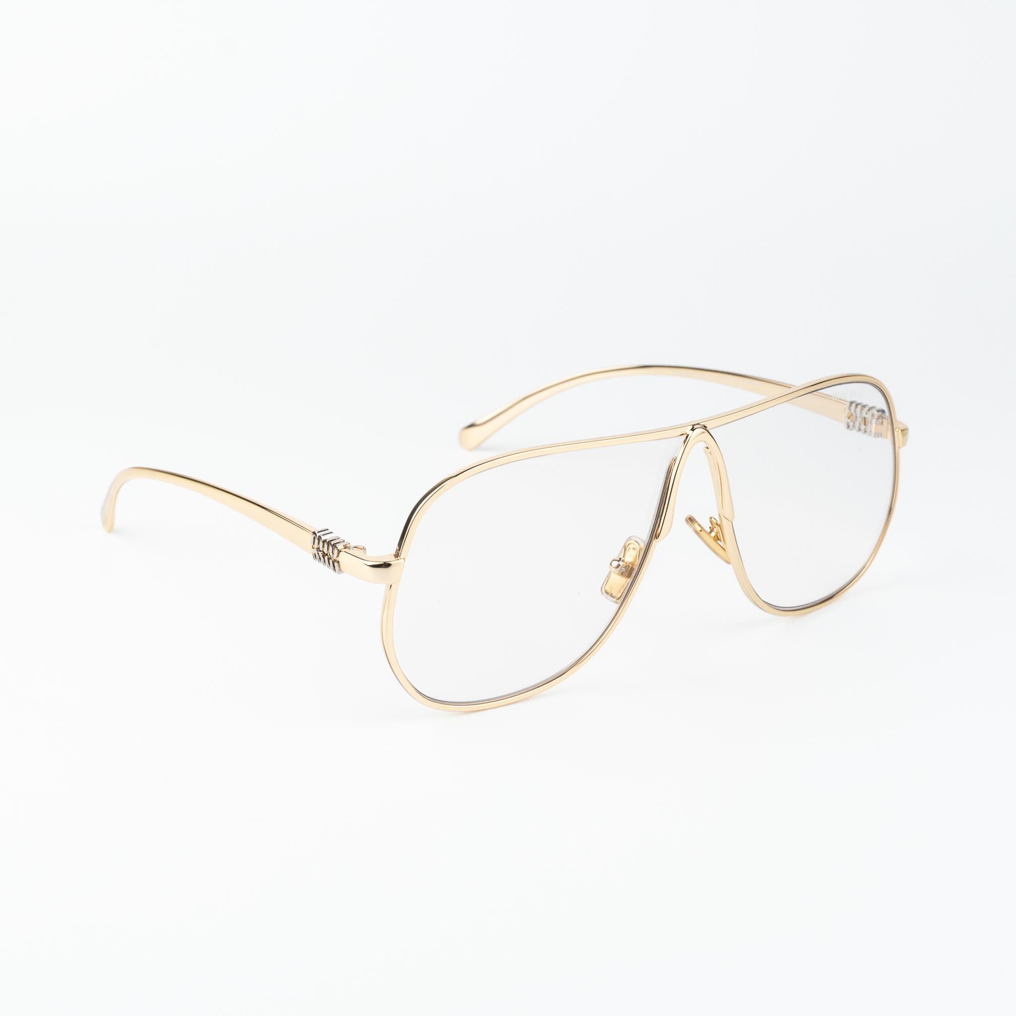 Miu Miu Miu Miu Women Eyeglasses Pilot MUA56S 5AK08N NEW AUTHENTIC Size ONE SIZE - 4 Thumbnail