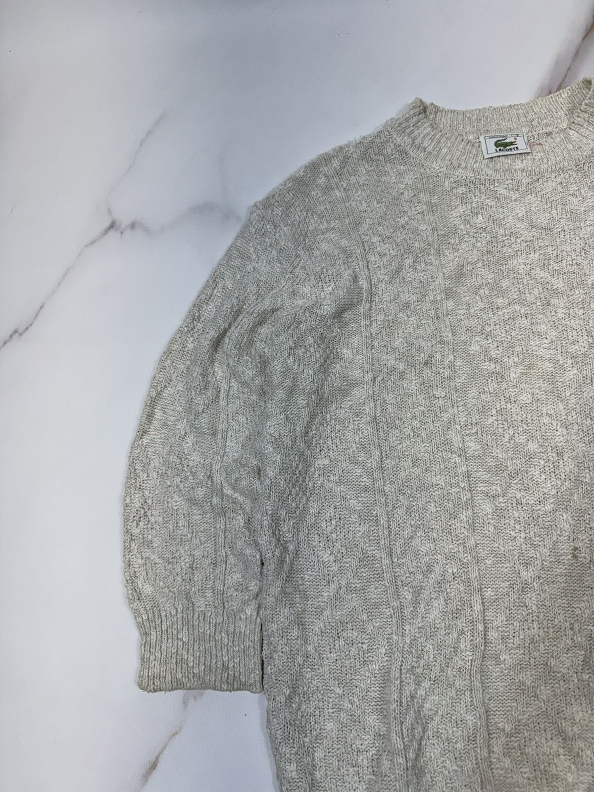 Lacoste Vintage Lacoste Knit Crewneck Sweater Size US XL / EU 56 / 4 - 4 Thumbnail