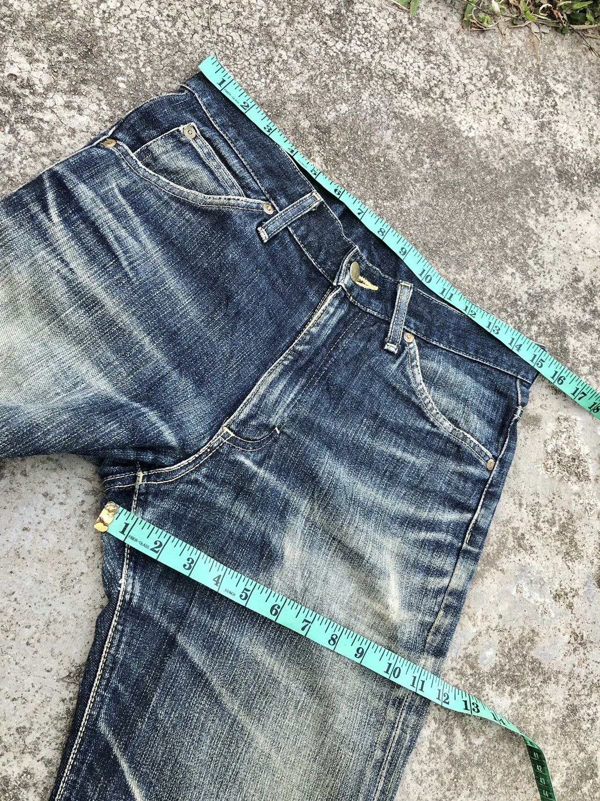Lee VINTAGE LEE 101Z DISTRESSED DENIM Size US 30 / EU 46 - 11 Thumbnail