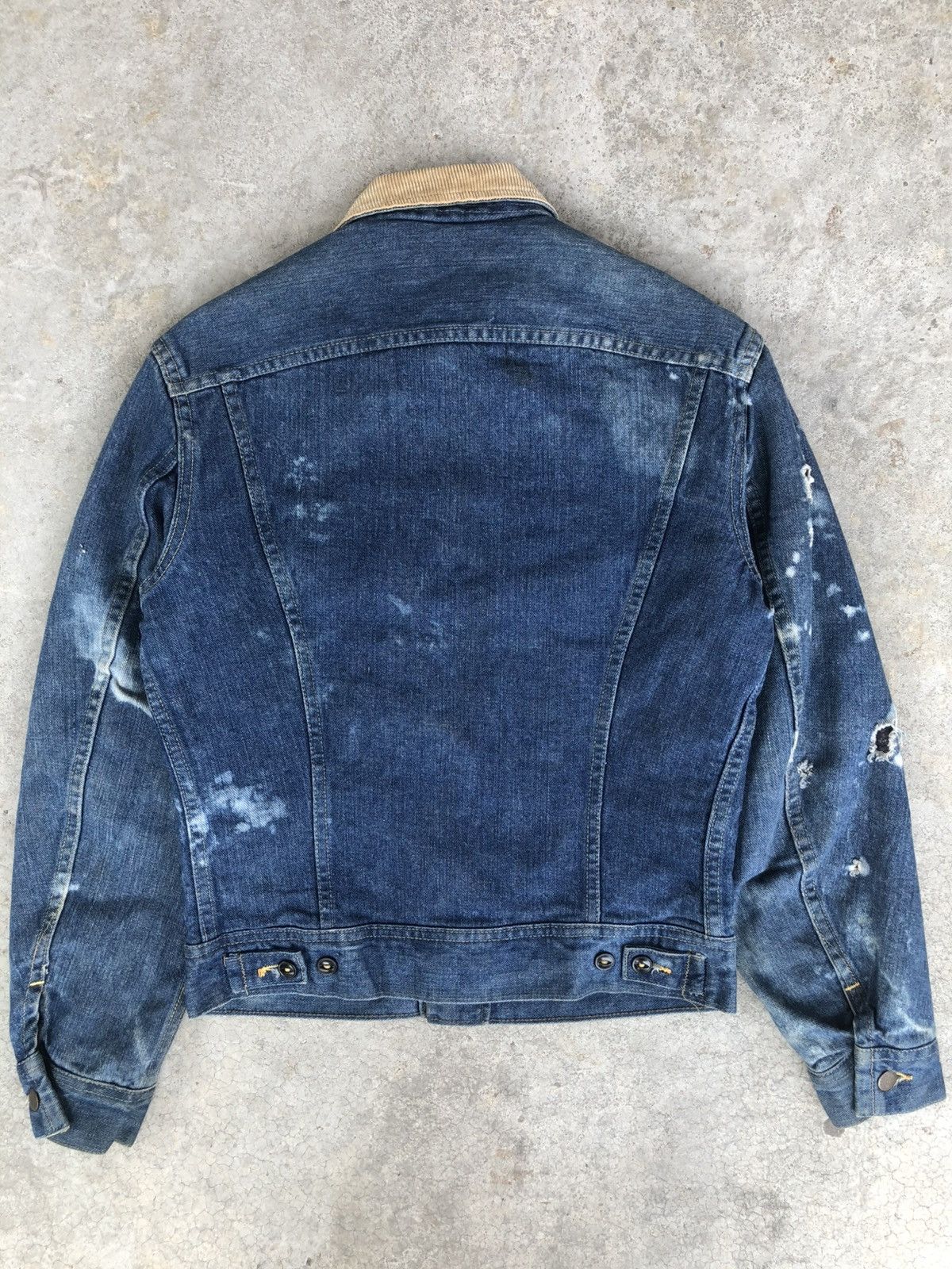 Lee Vintage 70’s Lee Storm Rider Blanked Lined Denim Jacket Size US S / EU 44-46 / 1 - 2 Thumbnail