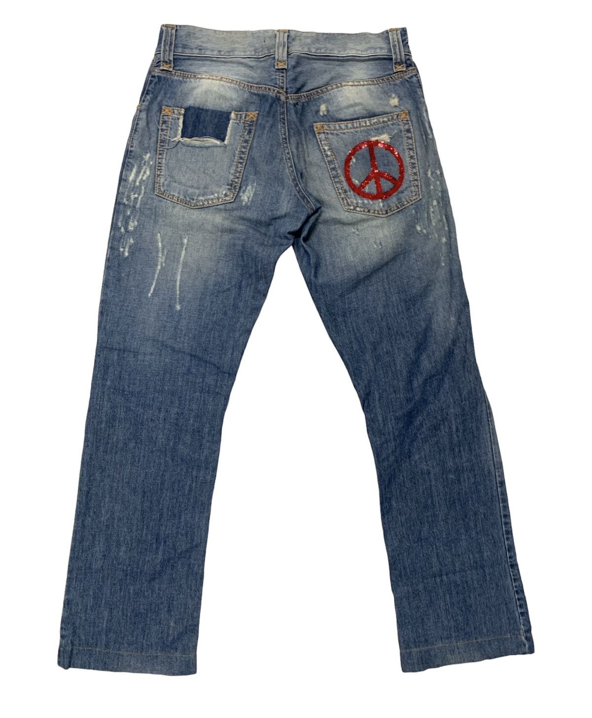 Dolce & Gabbana DOLCE & GABBANA Distressed denim Size US 32 / EU 48 - 1 Thumbnail