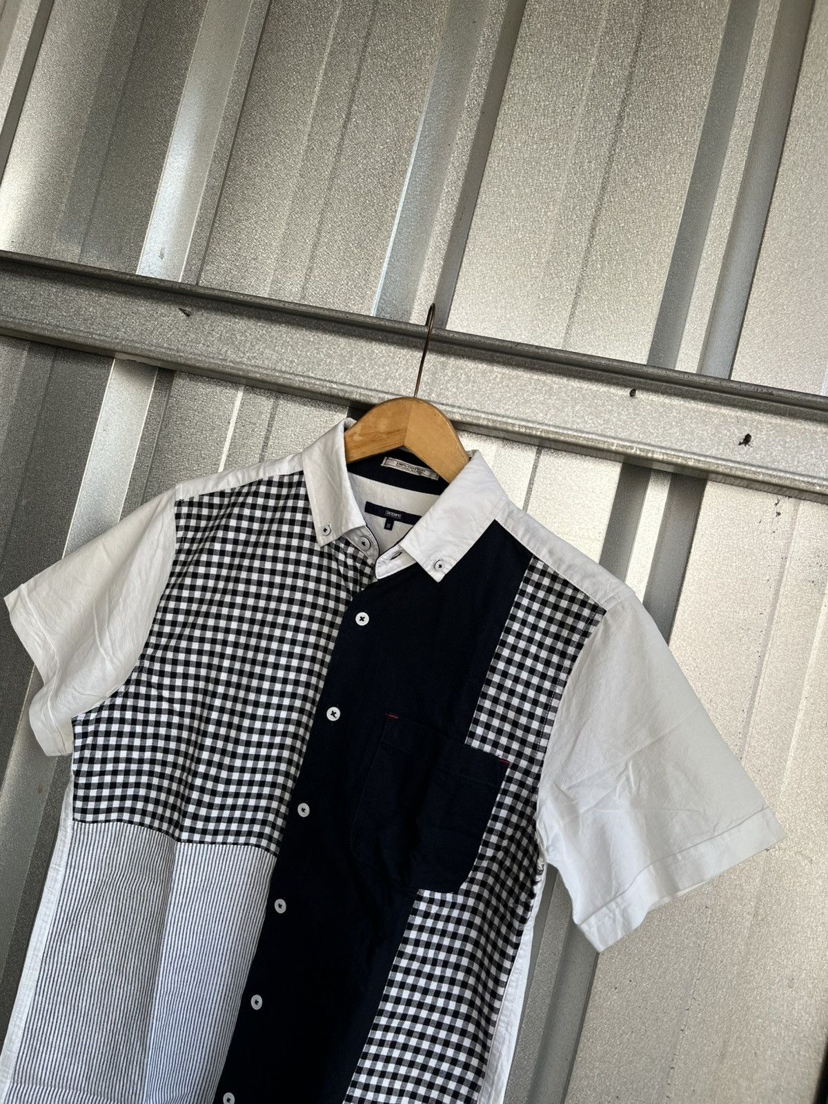 Ciaopanic ciaopanic patchwork button shirt /cdg/kapital/needles/visvim Size US M / EU 48-50 / 2 - 3 Thumbnail
