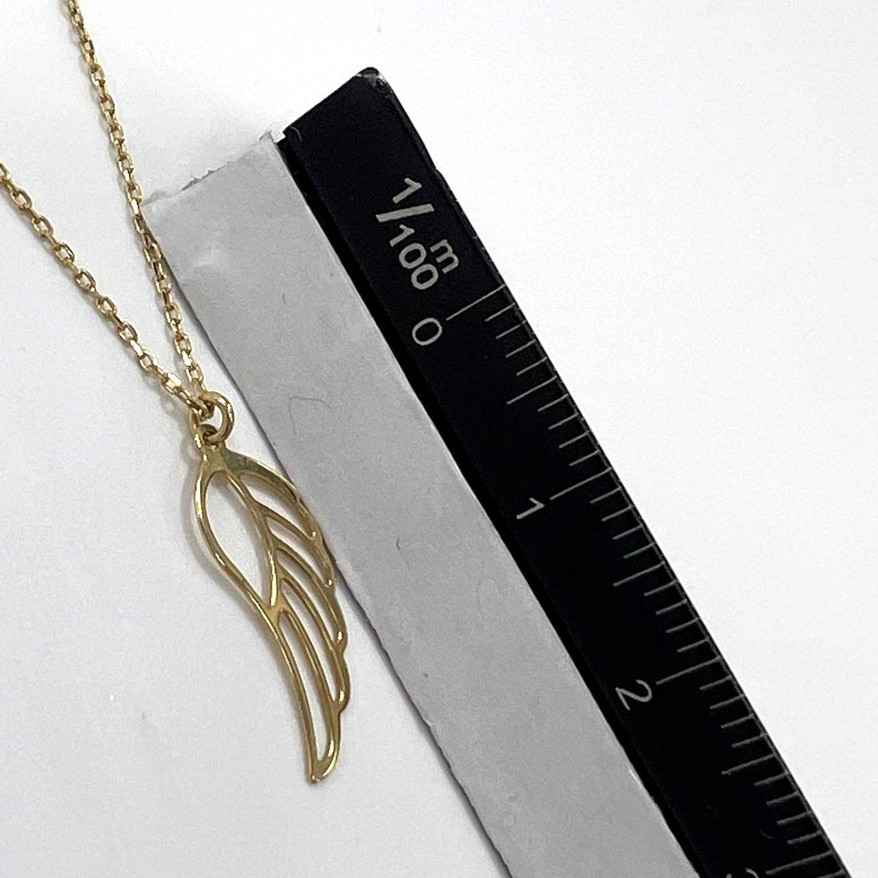 Other Delicate 14K yellow gold necklace with leaf design Size ONE SIZE - 4 Thumbnail