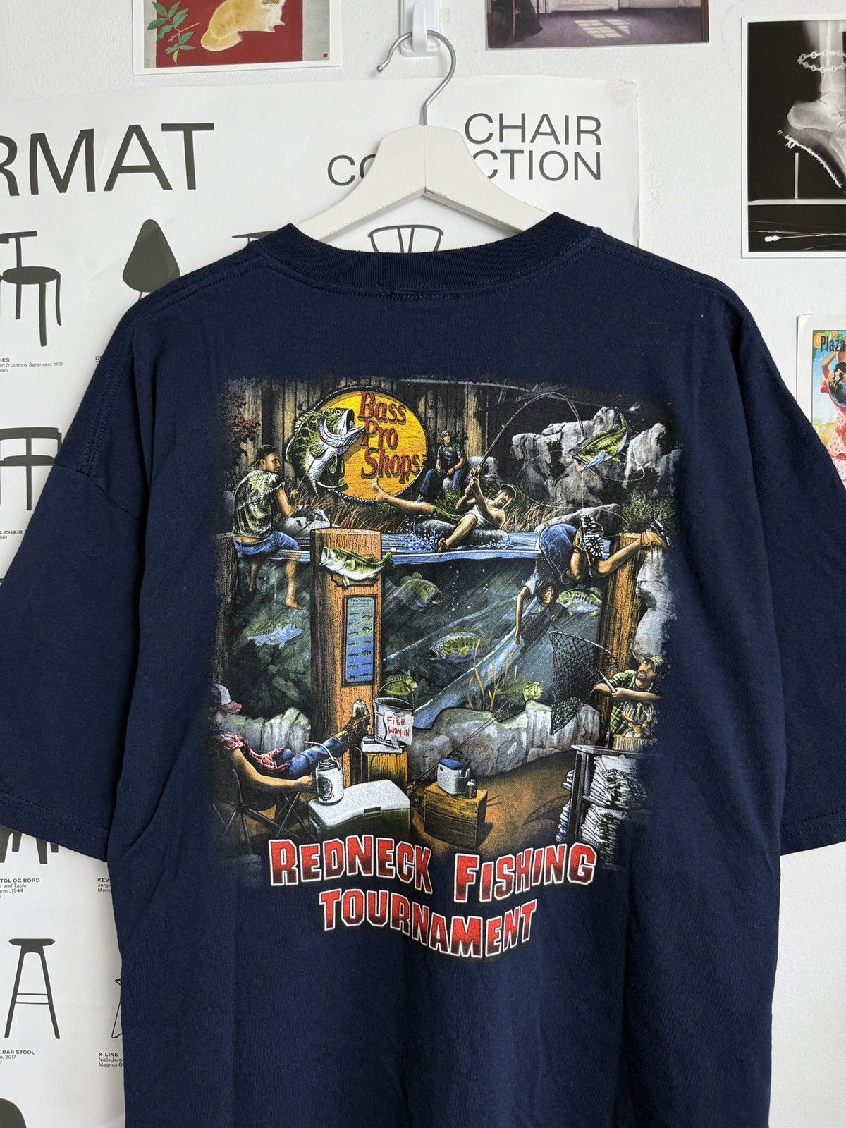 Bass Pro Shops Vintage Bass Pro Shops Redneck fishing t-shirt XL outdoor y2k Size US XL / EU 56 / 4 - 5 Thumbnail