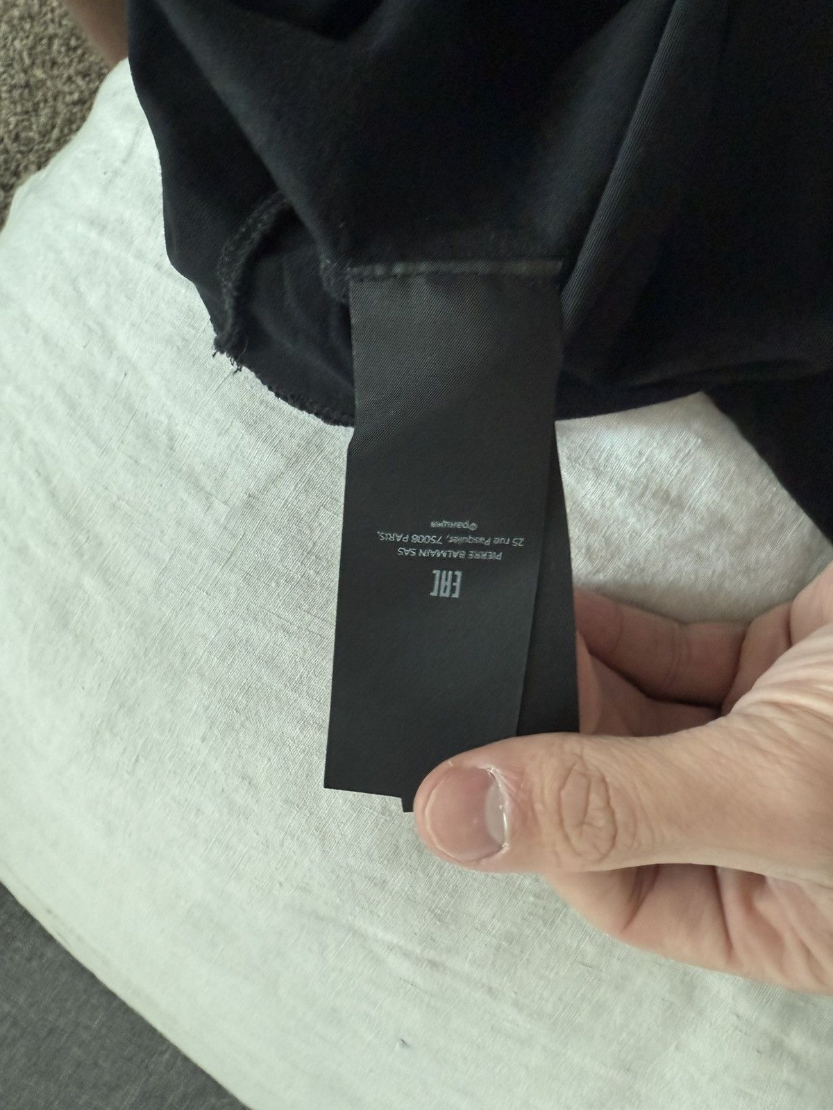 Balmain Balmain Men's Black No is No T-shirt Size US XS / EU 42 / 0 - 9 Thumbnail