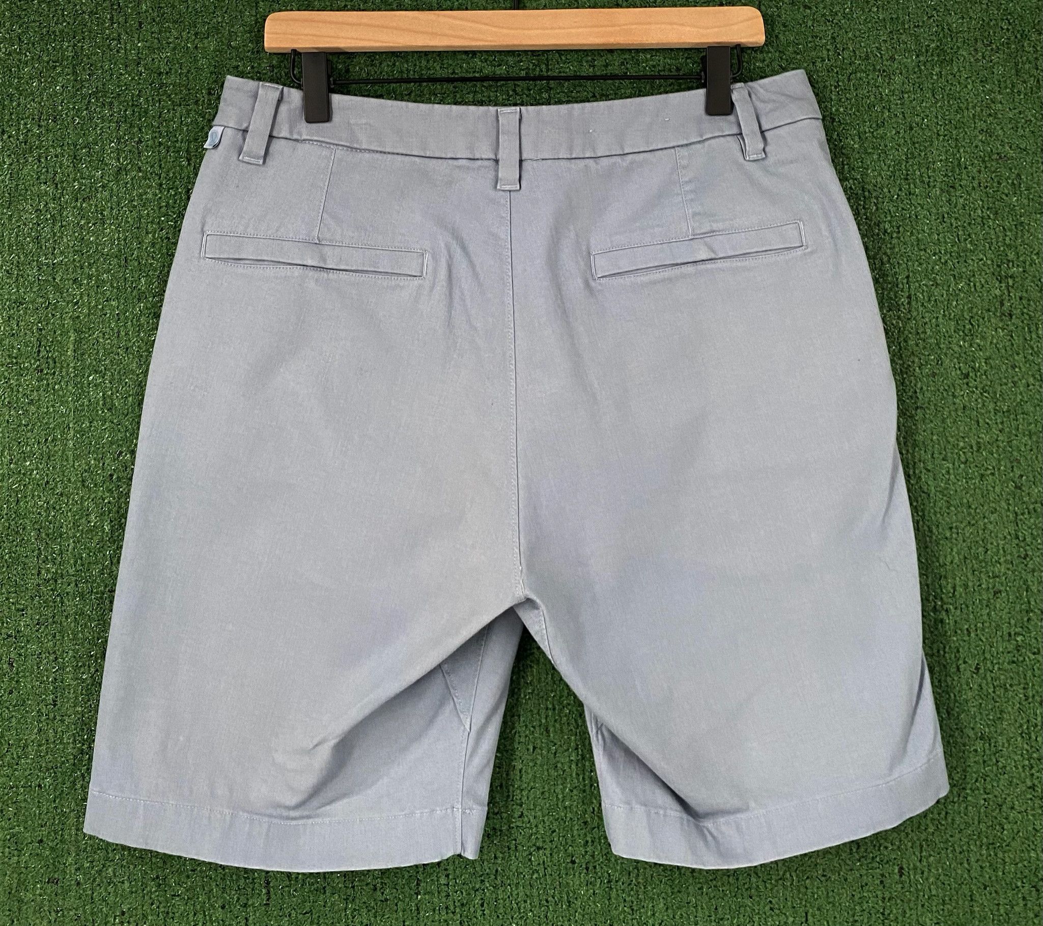 Lululemon Lululemon Commission Bluish Grey Cotton Blend Shorts 32 Size US 32 / EU 48 - 3 Thumbnail